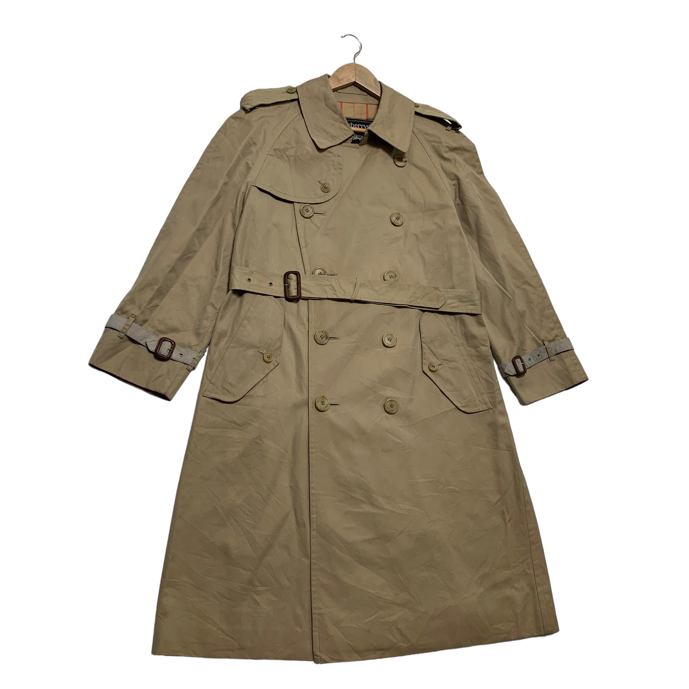 Burberry Burberrys Double Breast Nova Check Trench Coat Size US M / EU 48-50 / 2 - 7 Thumbnail