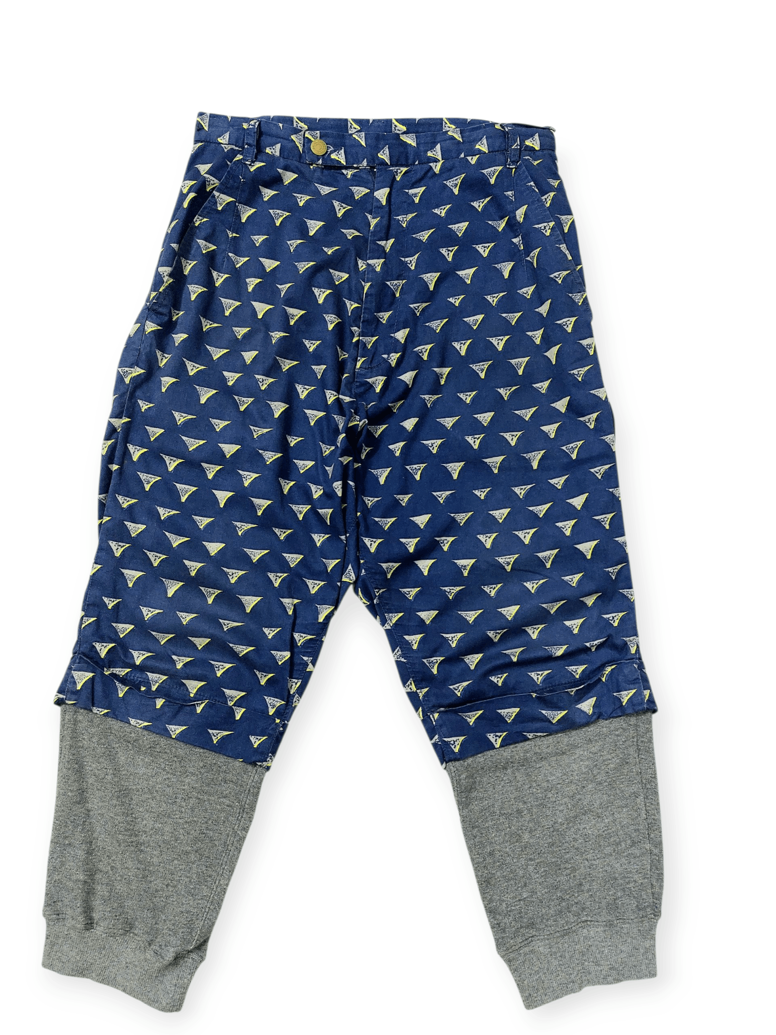 Issey Miyake Mercibeaucoup Drop Crotch Printed Pants