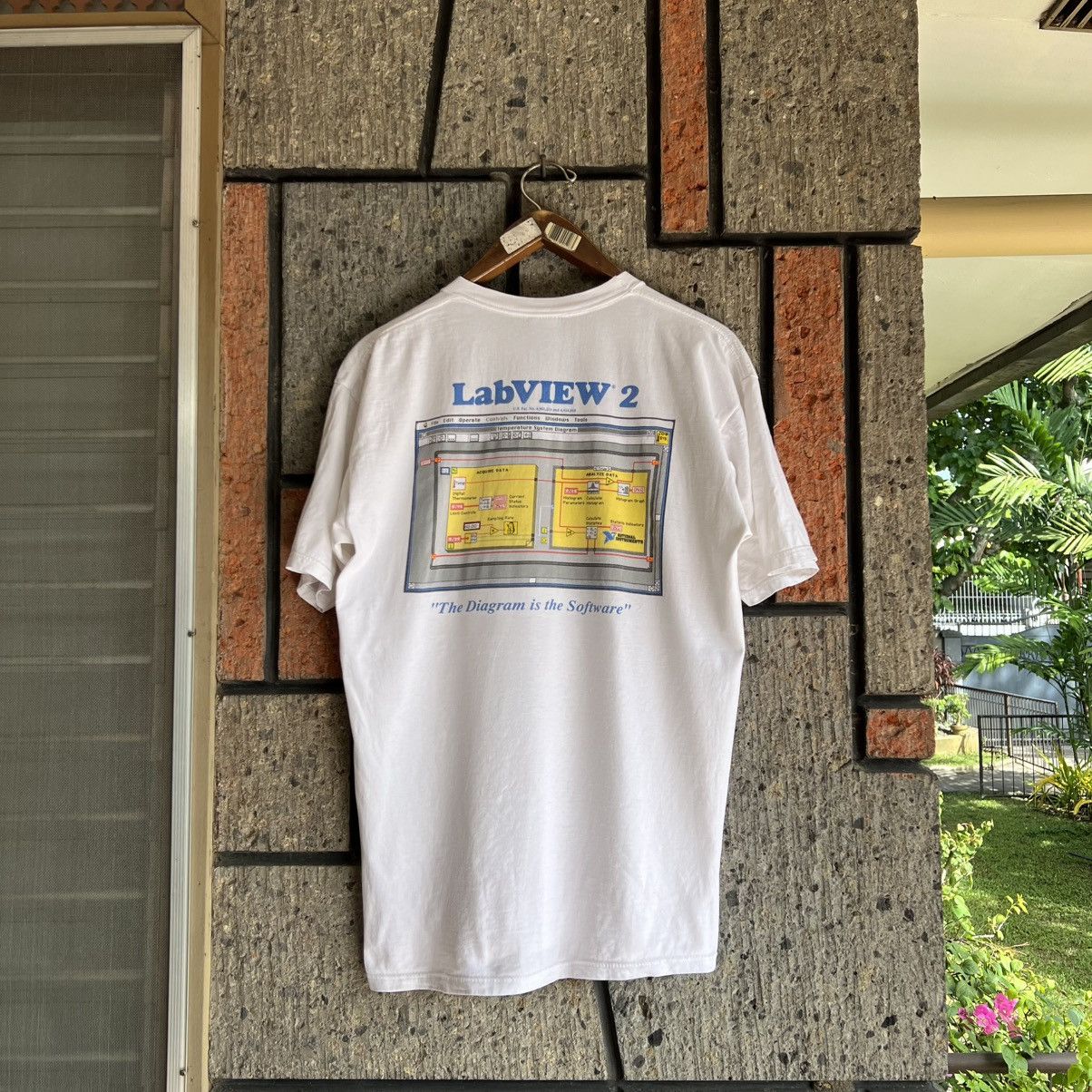 Apple VTG ‘90s LabView 2 Tech Tee Shirt Promo Software Apple Size US XL / EU 56 / 4 - 3 Thumbnail