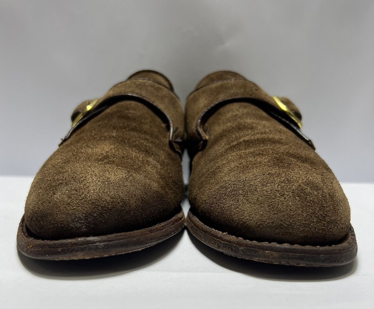 Alden Alden - Plain Toe Suede Monk Strap Derby Size US 8 / EU 41 - 4 Thumbnail