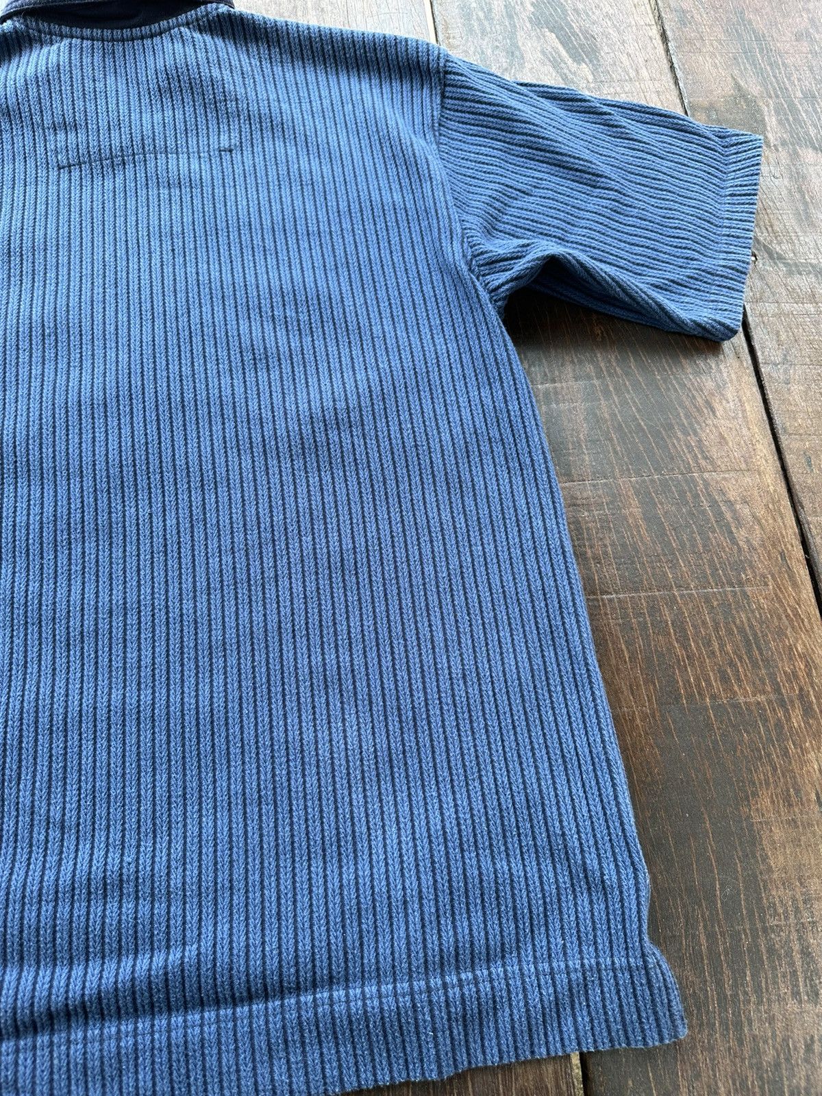 Nike × Vintage Vintage 90s Nike Jumpman Air Jordan Polo Stripes shirt Size US L / EU 52-54 / 3 - 9 Thumbnail