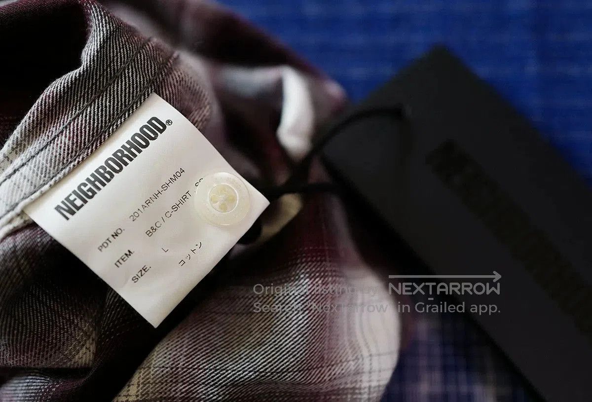Neighborhood Neighborhood Short Sleeve Checkered Shirt. Size US L / EU 52-54 / 3 - 5 Thumbnail