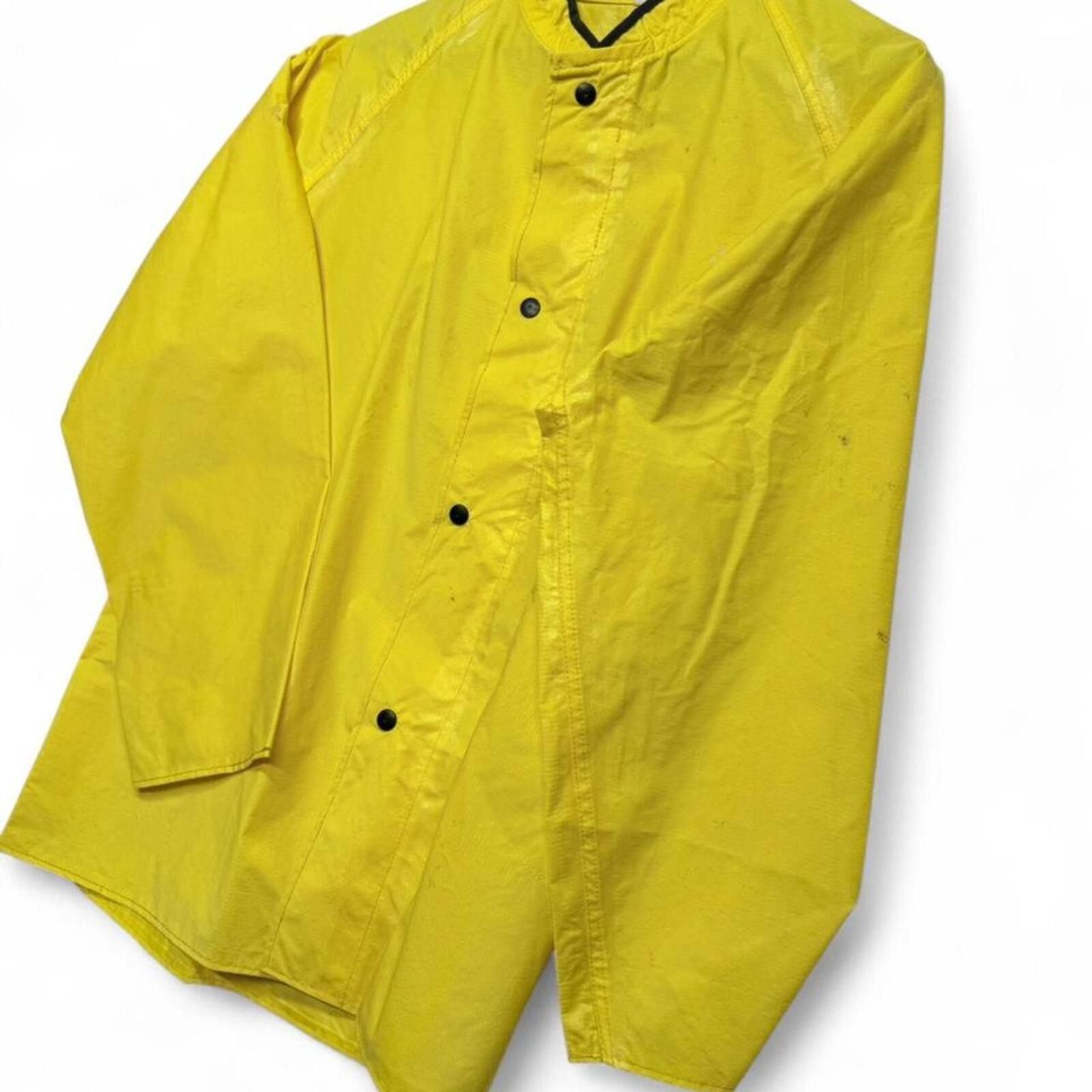 Other True vintage 70s thrashed yellow Exxon rain jacket/coat M/L Size US S / EU 44-46 / 1 - 5 Thumbnail
