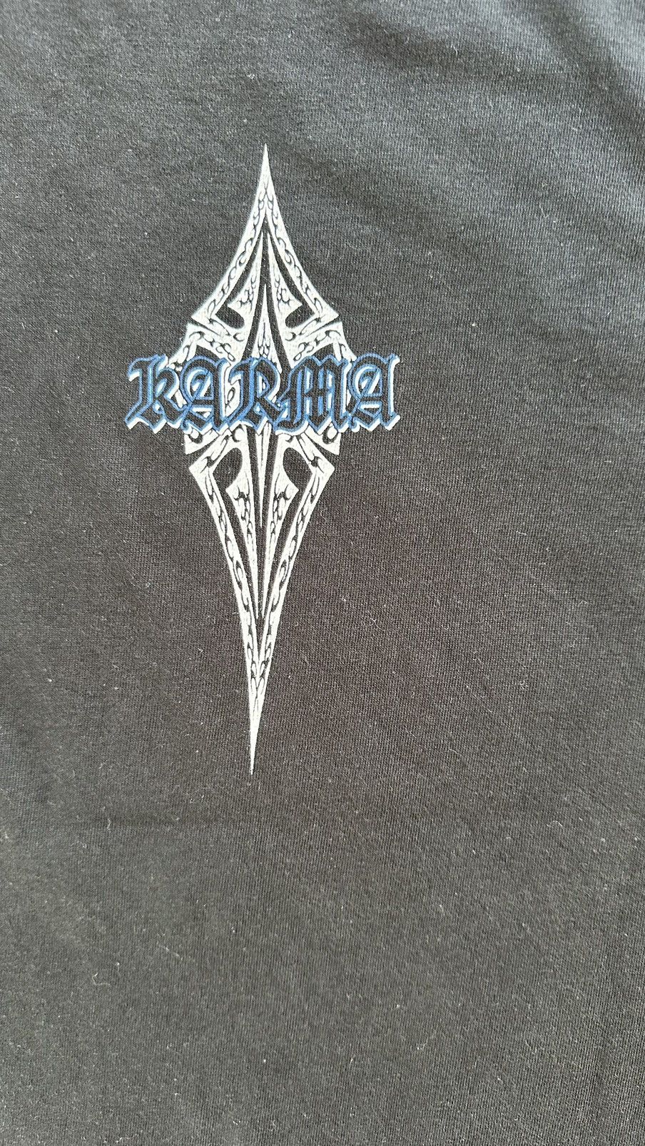 Japanese Brand VINTAGE KARMA MANTRA PUNK TEE Size US M / EU 48-50 / 2 - 3 Thumbnail