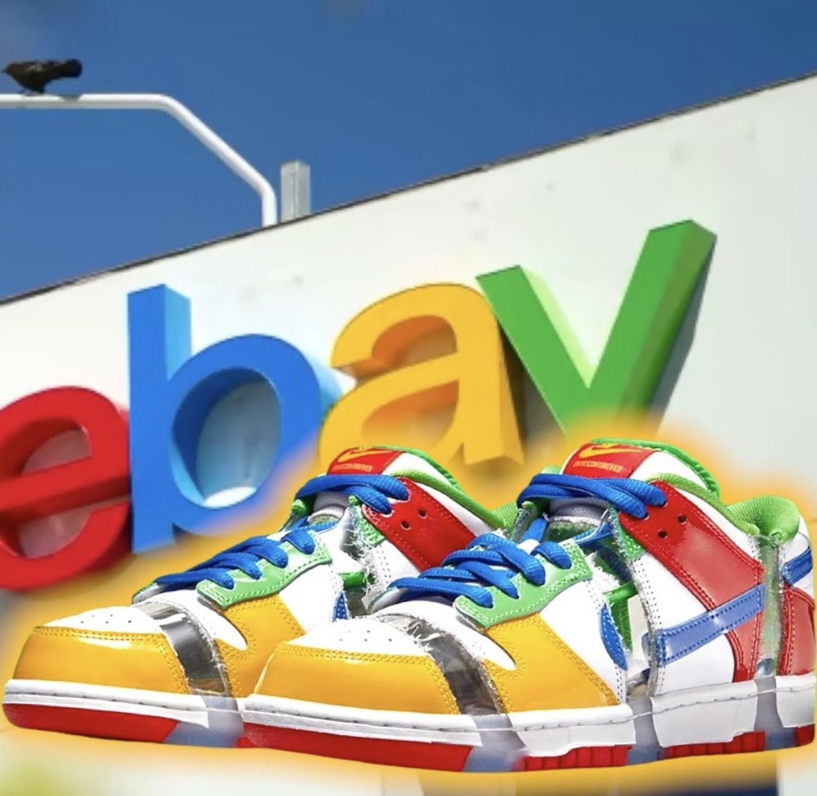 Nike 🆕 eBaY ❌ NiKe SB 🟢 DuNK LoW 👟 SaNDy 🟡 BoDeCKeR Size US 10 / EU 43 - 4 Thumbnail