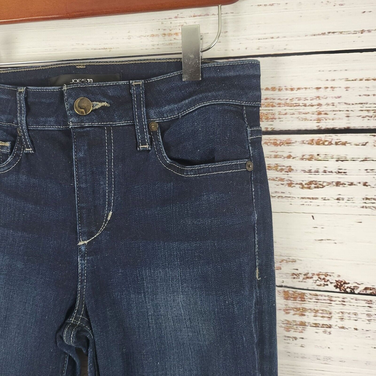 Joe's Joes Skinny Ankle Jeans 26 Womens Mid Rise Dark Wash Denim Size 26" / US 2 / IT 38 - 3 Thumbnail
