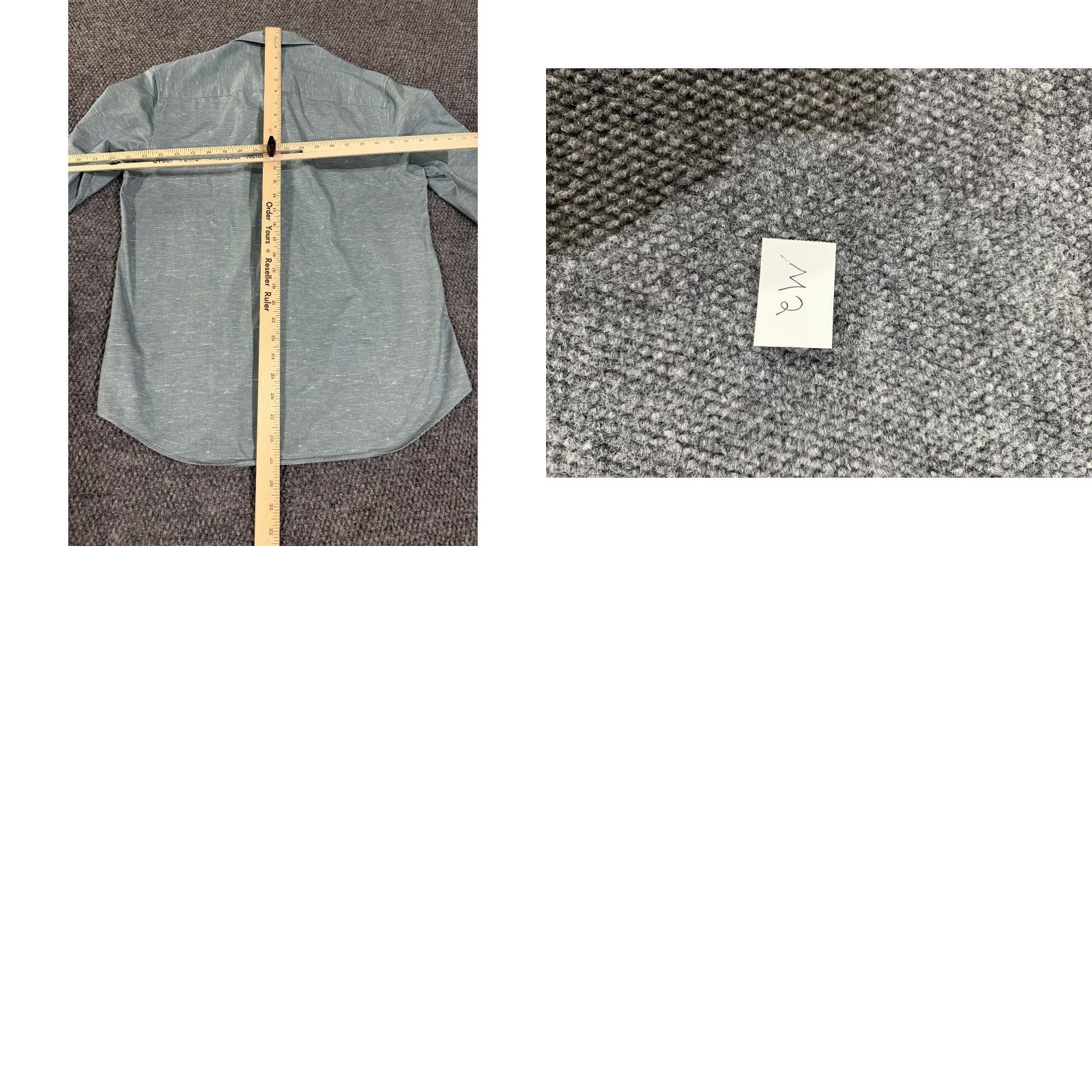 BUGATCHI BUGATCHI Button-Up Shirt Mens L Green 8 Way Stretch Casual Shirt Size US L / EU 52-54 / 3 - 8 Thumbnail