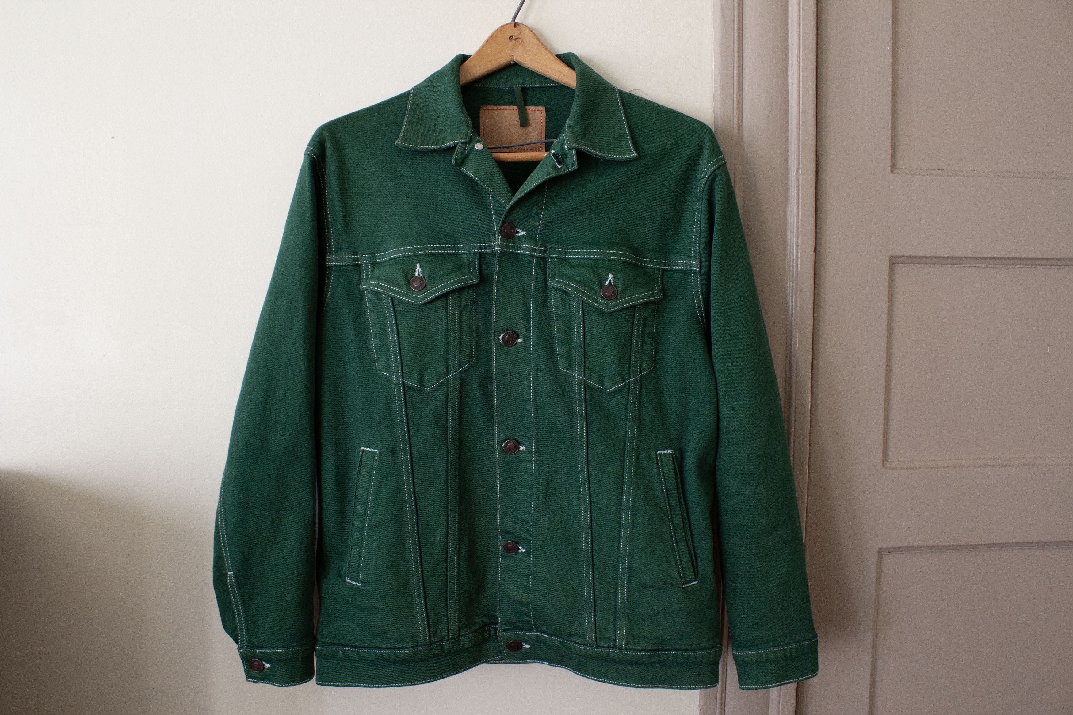 JEANERICA JEANERICA JW005 Denim Jacket, Ivy League Green Size S / US 4 / IT 40 - 4 Thumbnail