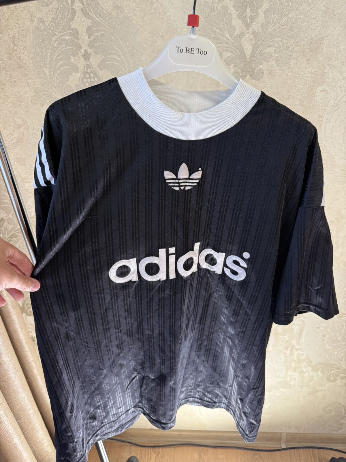 Adidas Vintage 90-s adidas jersey size-L Size US L / EU 52-54 / 3 - 1 Thumbnail