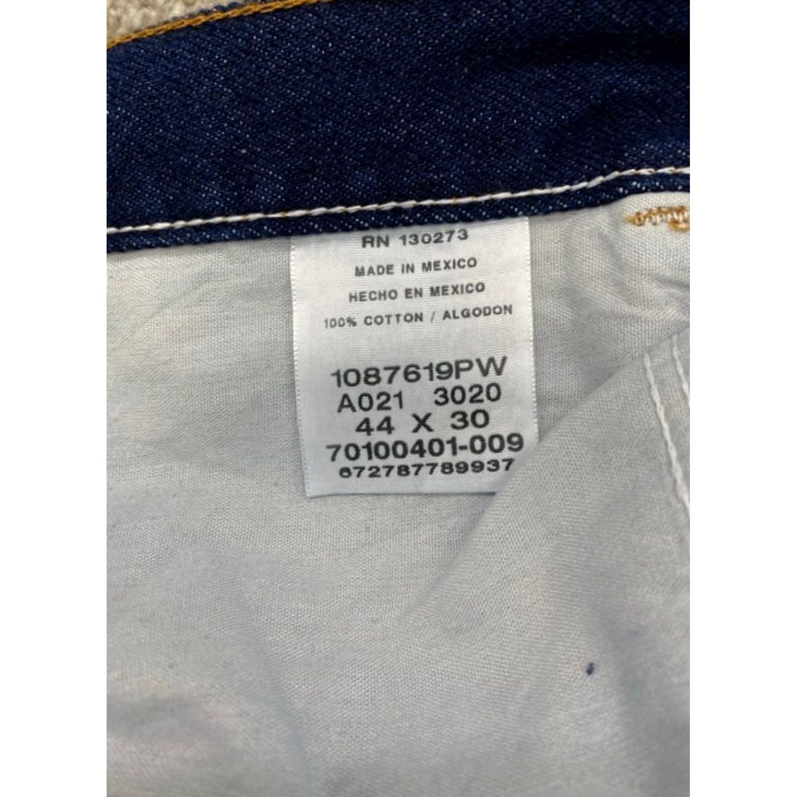Wrangler Wrangler Jeans Mens 44x30 Blue Denim Regular Fit Straight Leg Big & Tall NWT JavaScript Size US 44 / EU 60 - 5 Thumbnail