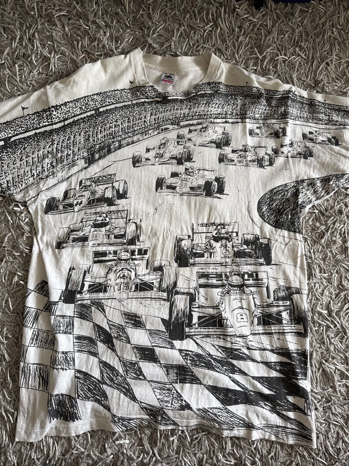 Fruit Of The Loom × Vintage Vintage fruit of the loom all over print shirt Size US XXL / EU 58 / 5 - 1 Thumbnail