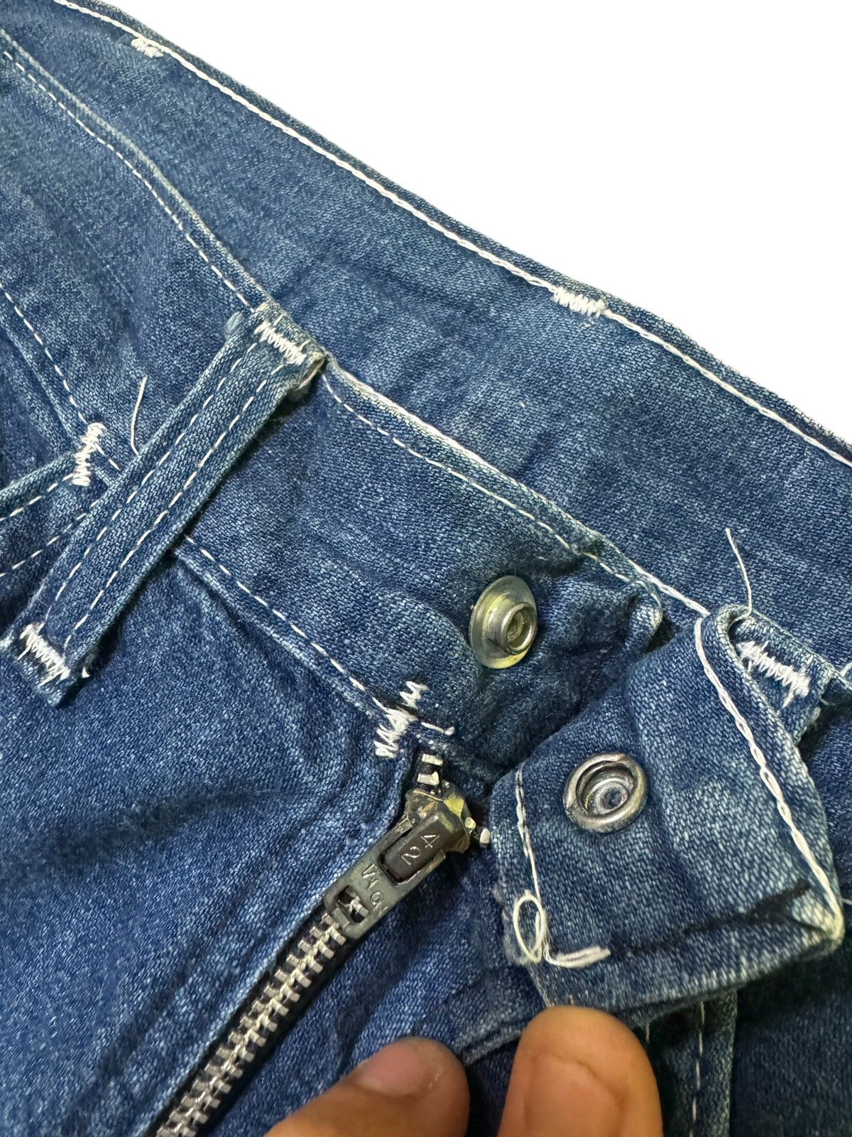 Vintage Vintage 90s Pointer Carpenter Jeans Baggy Talon Zipper Jeans Size US 28 / EU 44 - 8 Thumbnail