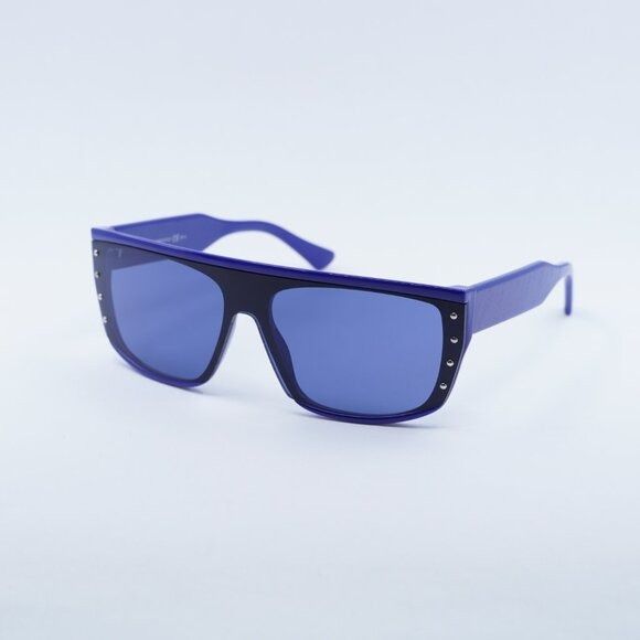 Jimmy Choo Jimmy Choo RYLAN/S 0PJP KU Sunglasses Blue Shield Frame Size ONE SIZE - 7 Thumbnail