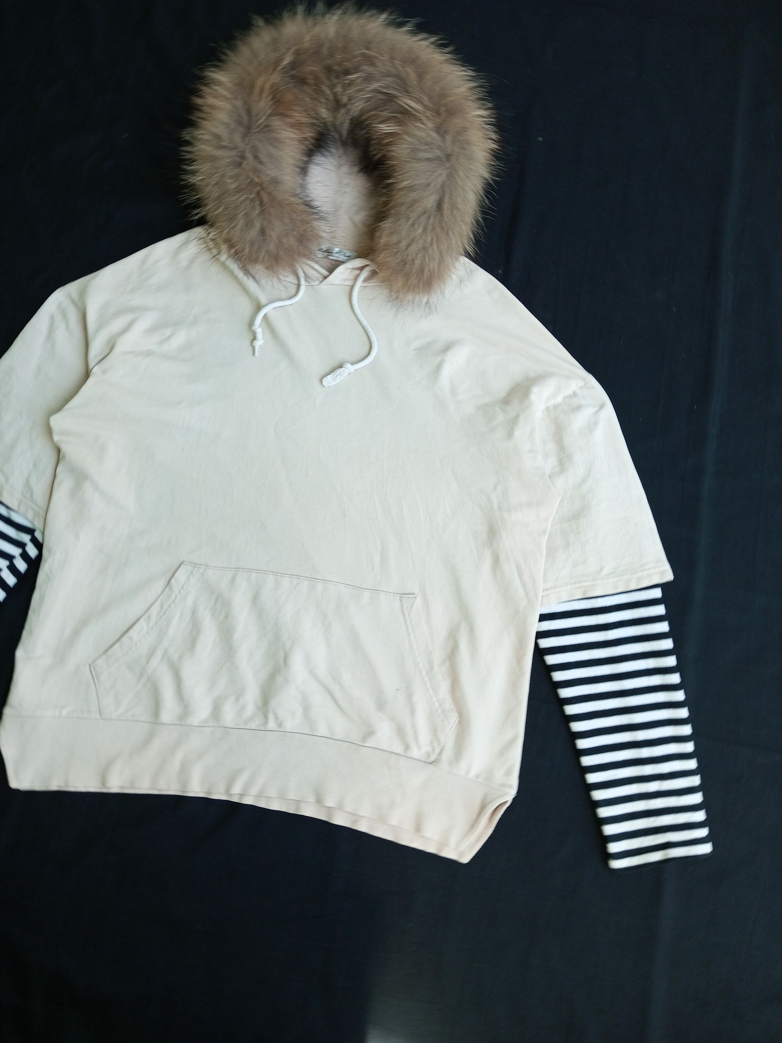 Japanese Brand "No Wash Tag" Reborn & Audi Fur Hoodie i6w9 LGB style Size US L / EU 52-54 / 3 - 2 Thumbnail