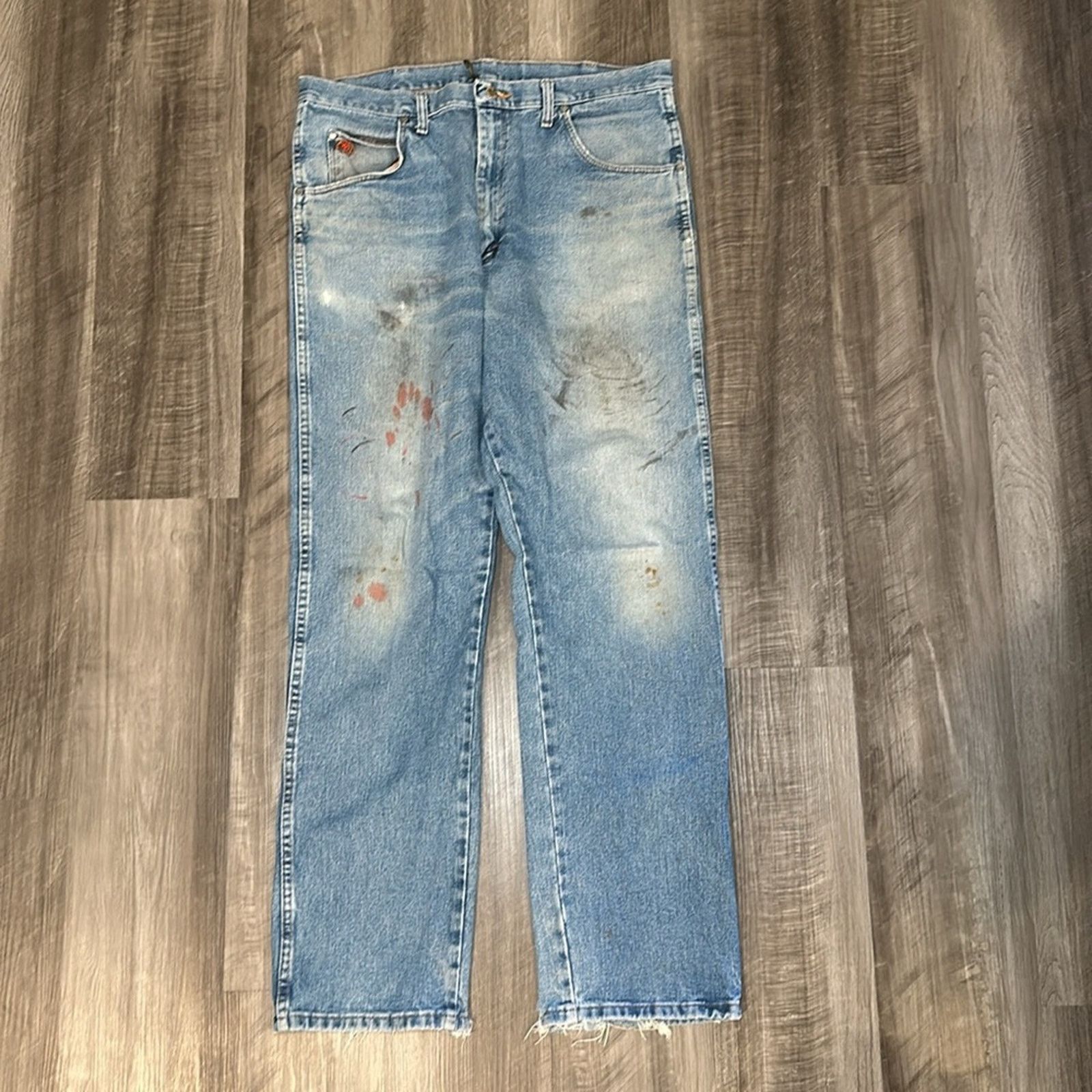 Wrangler Wrangler 20X Style 22 Original Fit Painters Work - 38x34 Size US 38 / EU 54 - 2 Thumbnail