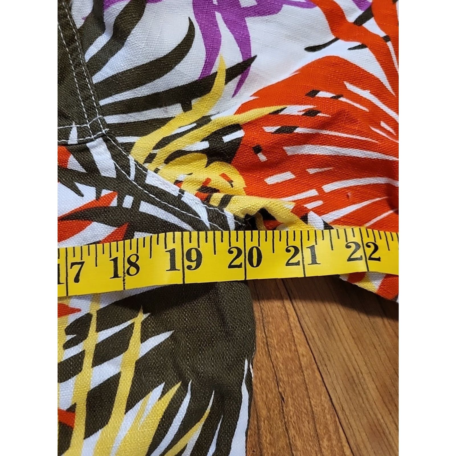 J Brand Analogy Women's Denim Jacket Floral Multicolor Short Sleeve Long Sleeve Pockets Button Regular L Jacket Coat cotton jacket Women Fashion Size L / US 10 / IT 46 - 4 Thumbnail