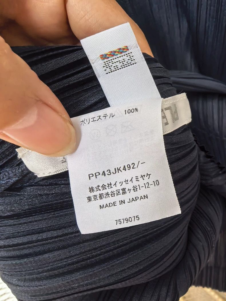 Issey Miyake Issey Miyake size:one size Blue pleated short-sleeved shir Size S / US 4 / IT 40 - 4 Thumbnail