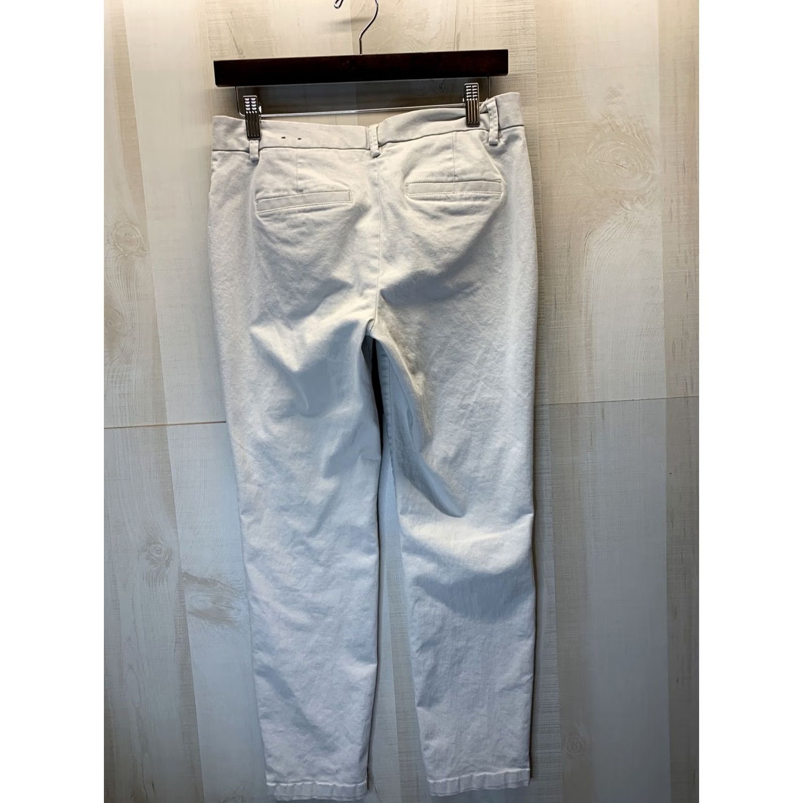 Express Express Women’s 6R Khaki Flat Front Work Pants Shirt? Size 28" / US 6 / IT 42 - 5 Thumbnail