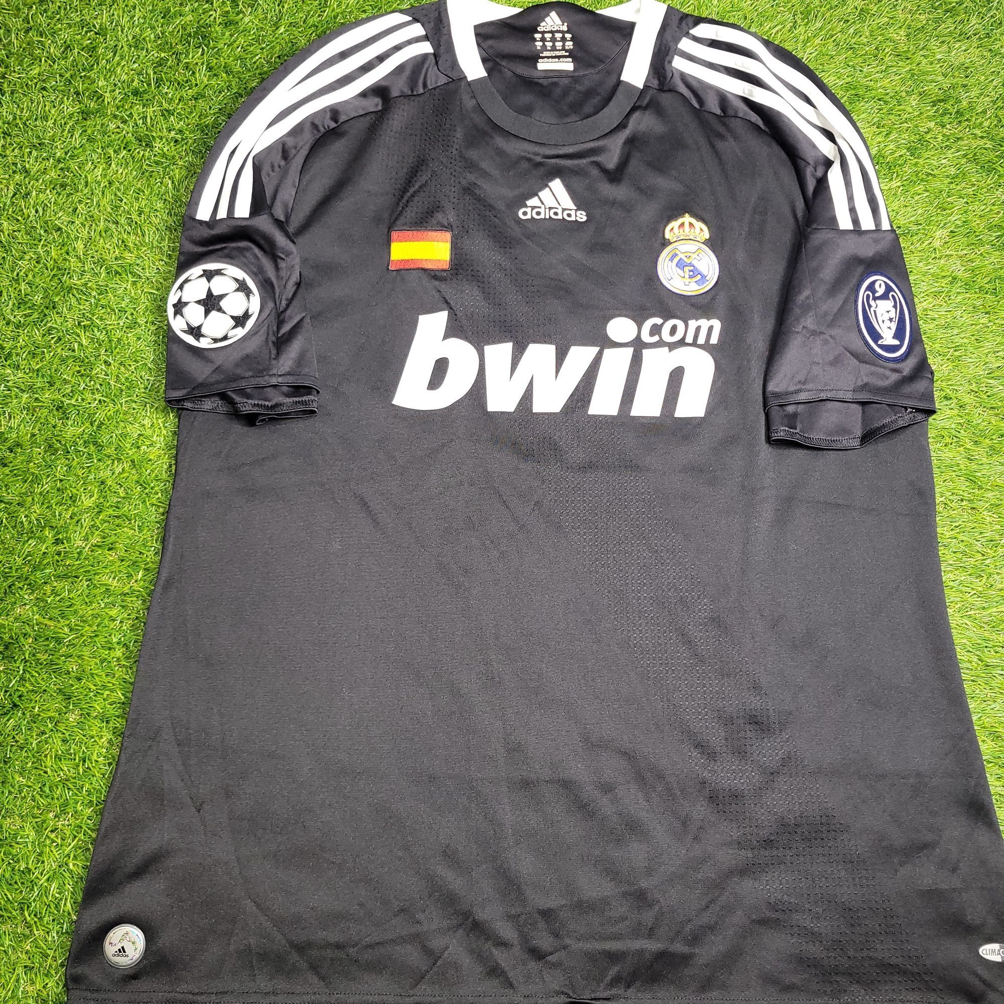 Adidas Sneijder Real Madrid 2008 2009 UEFA Third Soccer Jersey XL Size US XL / EU 56 / 4 - 2 Thumbnail
