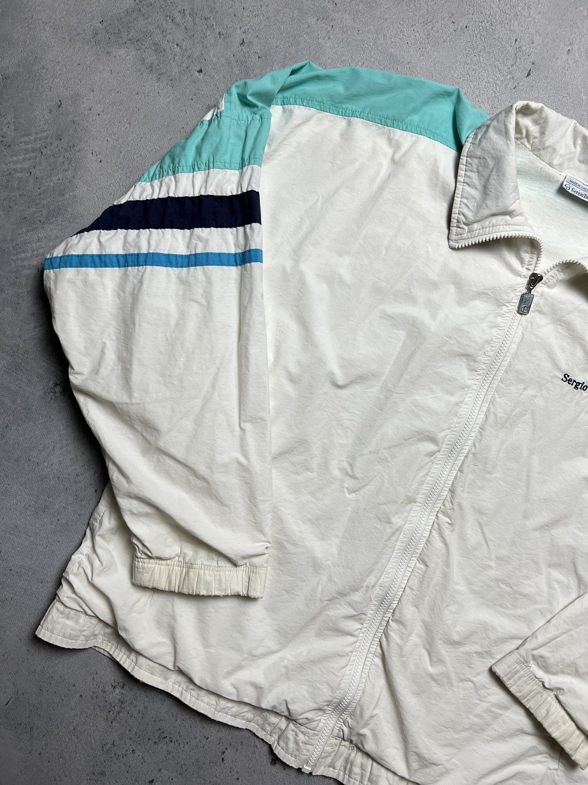 Sergio Tacchini Sergio Tacchini Archive 1990's Italy Track Jacket Kings Club Size US L / EU 52-54 / 3 - 5 Thumbnail
