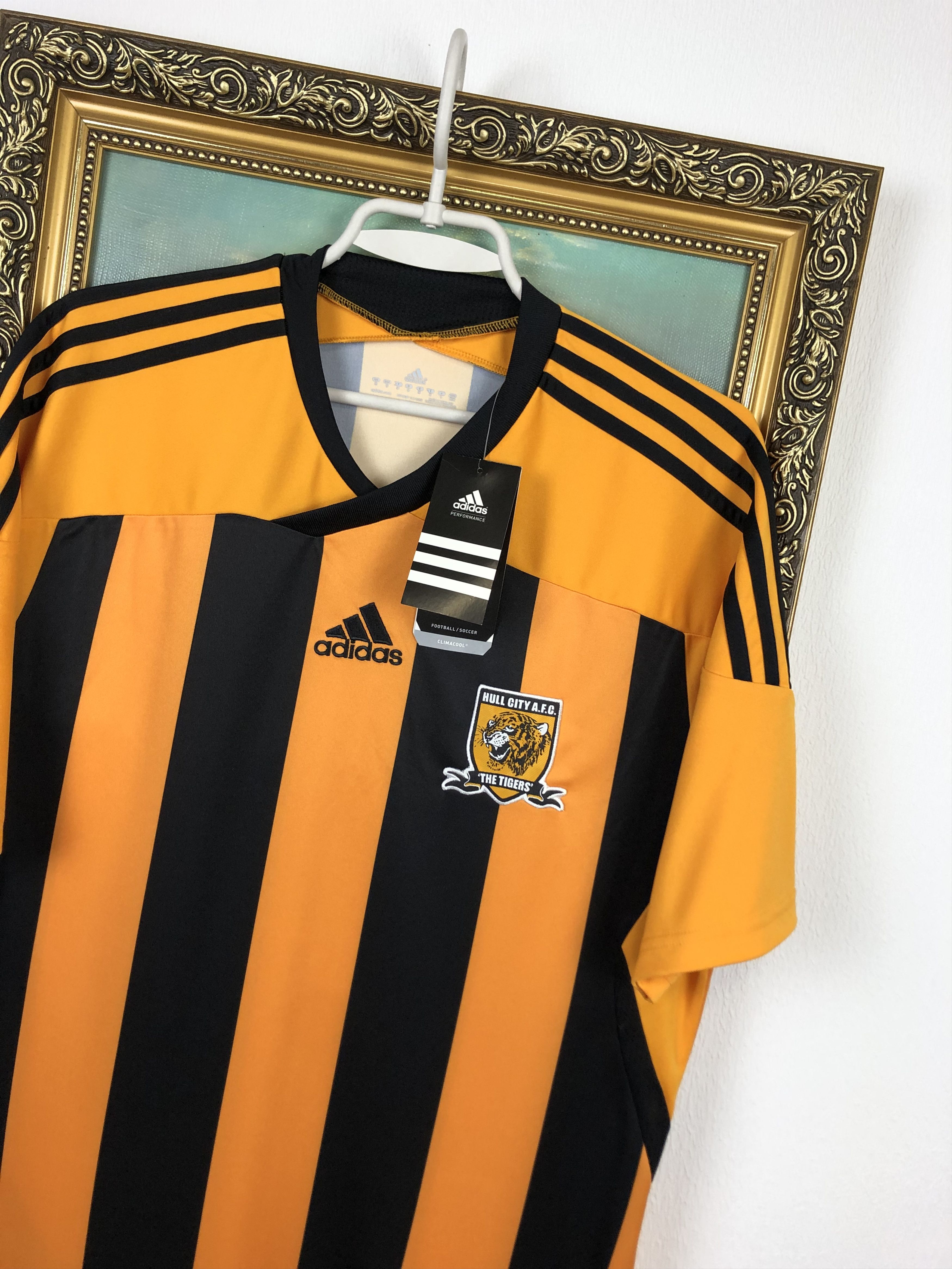 Adidas Hull City football shirt 2011 Soccer Adidas Jersey Rare New Size US M / EU 48-50 / 2 - 4 Thumbnail