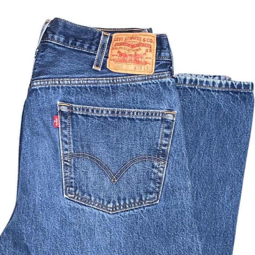 Levi's Vintage Levi's 501 Denim Jean Regular Fit Straight Leg 38x30 Size US 38 / EU 54 - 1 Thumbnail