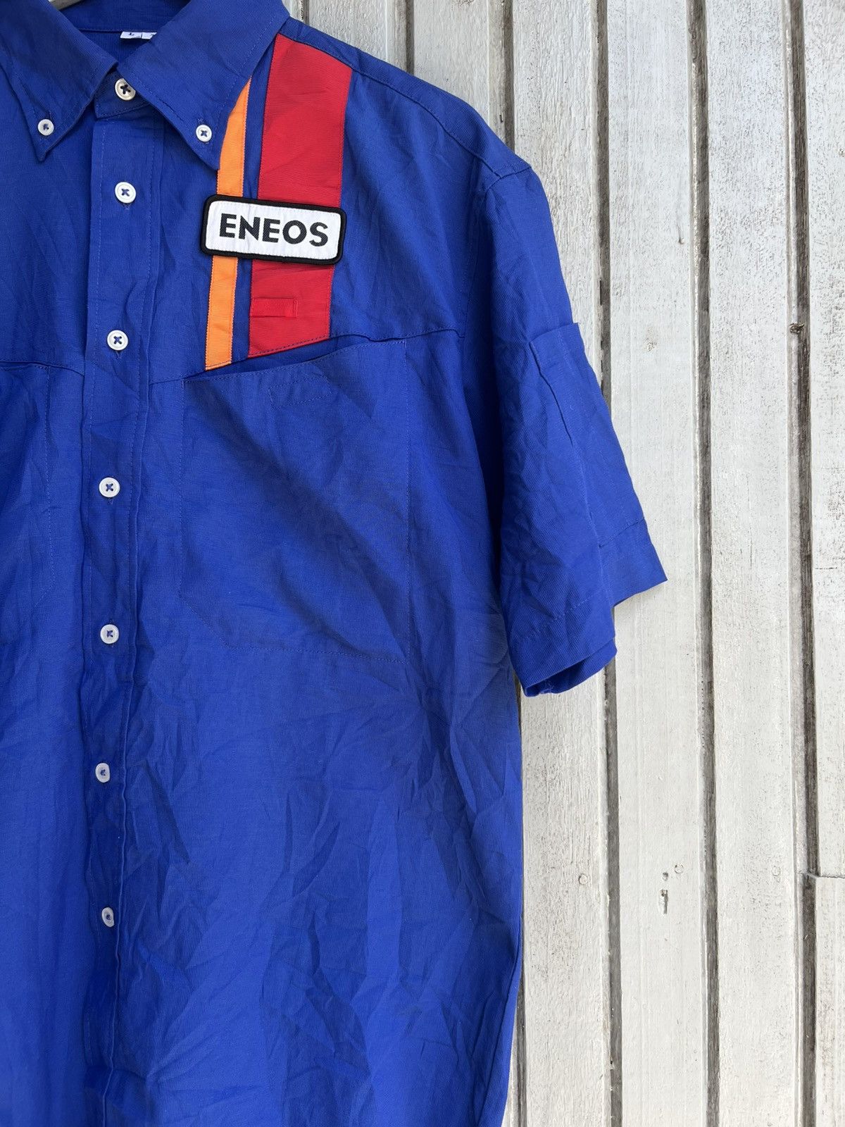 Japanese Brand Eneos short sleeve shirts Size US L / EU 52-54 / 3 - 2 Thumbnail