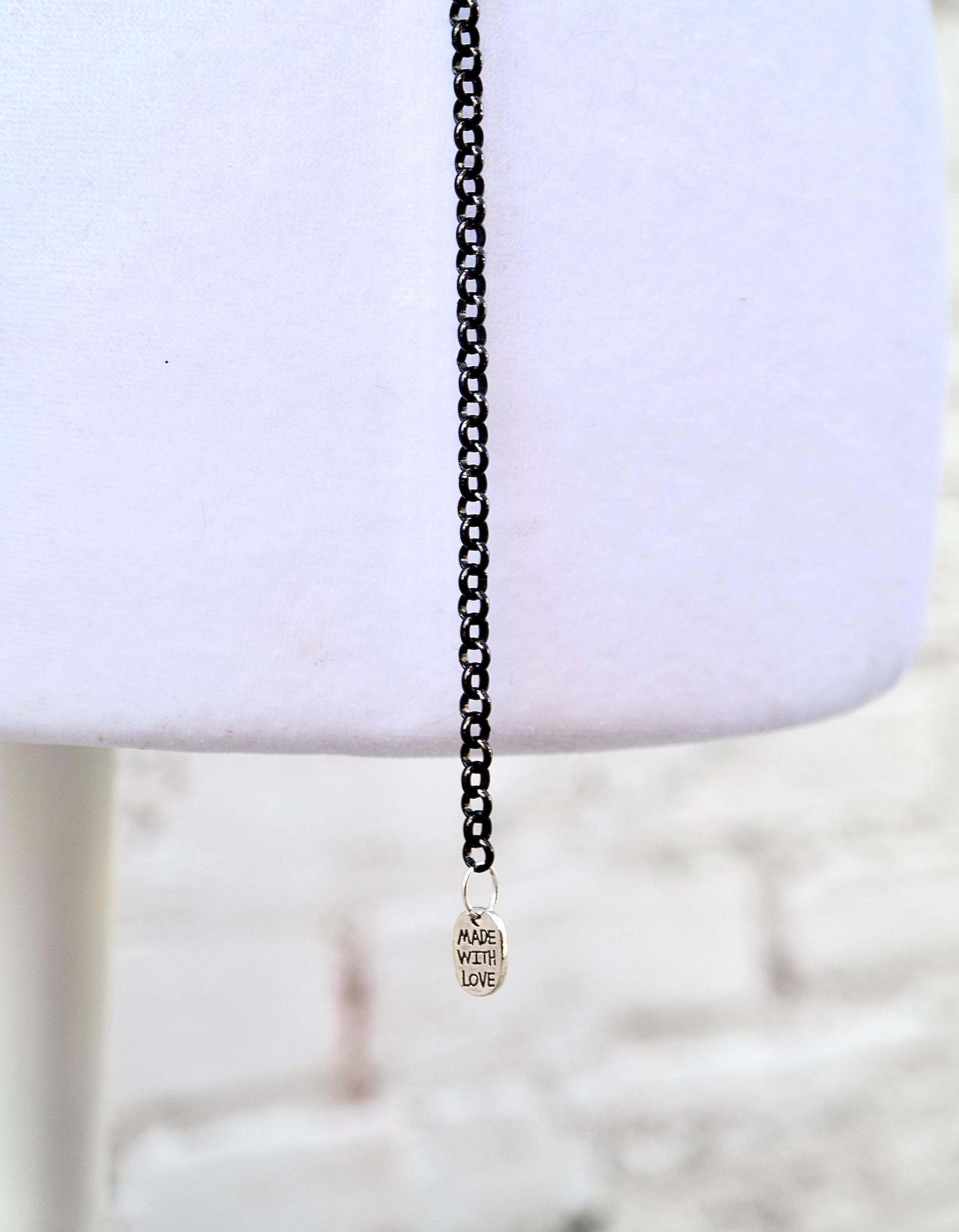 Handmade Black & Silver Waist Chain Size ONE SIZE - 7 Thumbnail