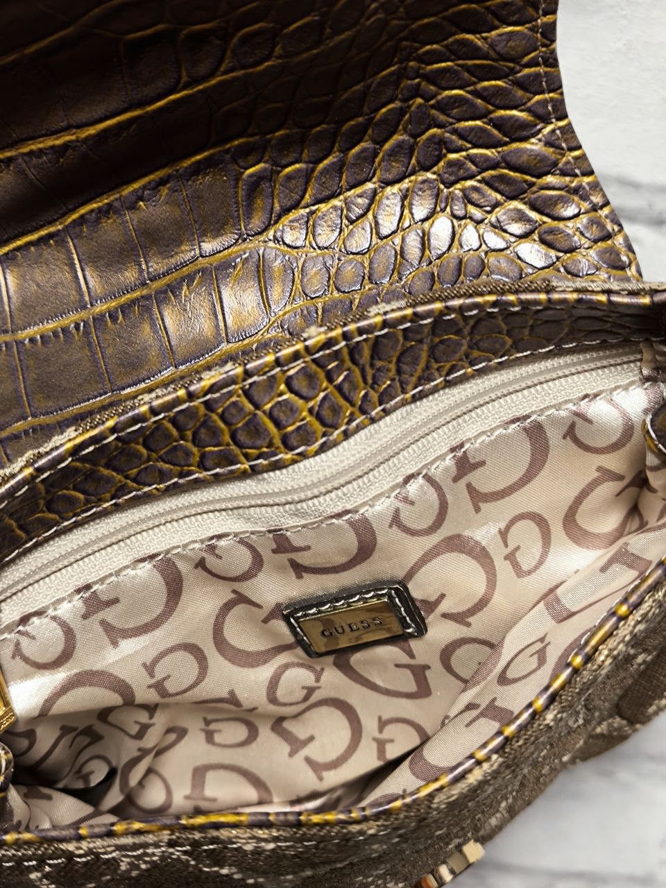 Guess Vintage Guess Handbag G logo purse mini top handle bag Size ONE SIZE - 10 Thumbnail