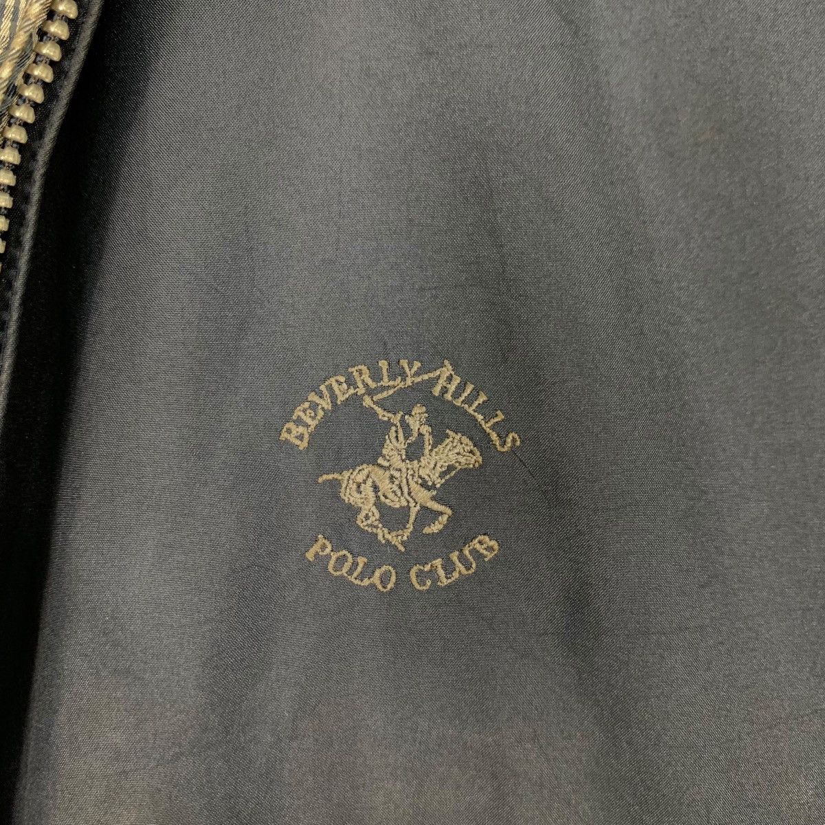 Japanese Brand POLO CLUB Blue Casual Bomber Jacket #1027-C46 Size US L / EU 52-54 / 3 - 15 Thumbnail