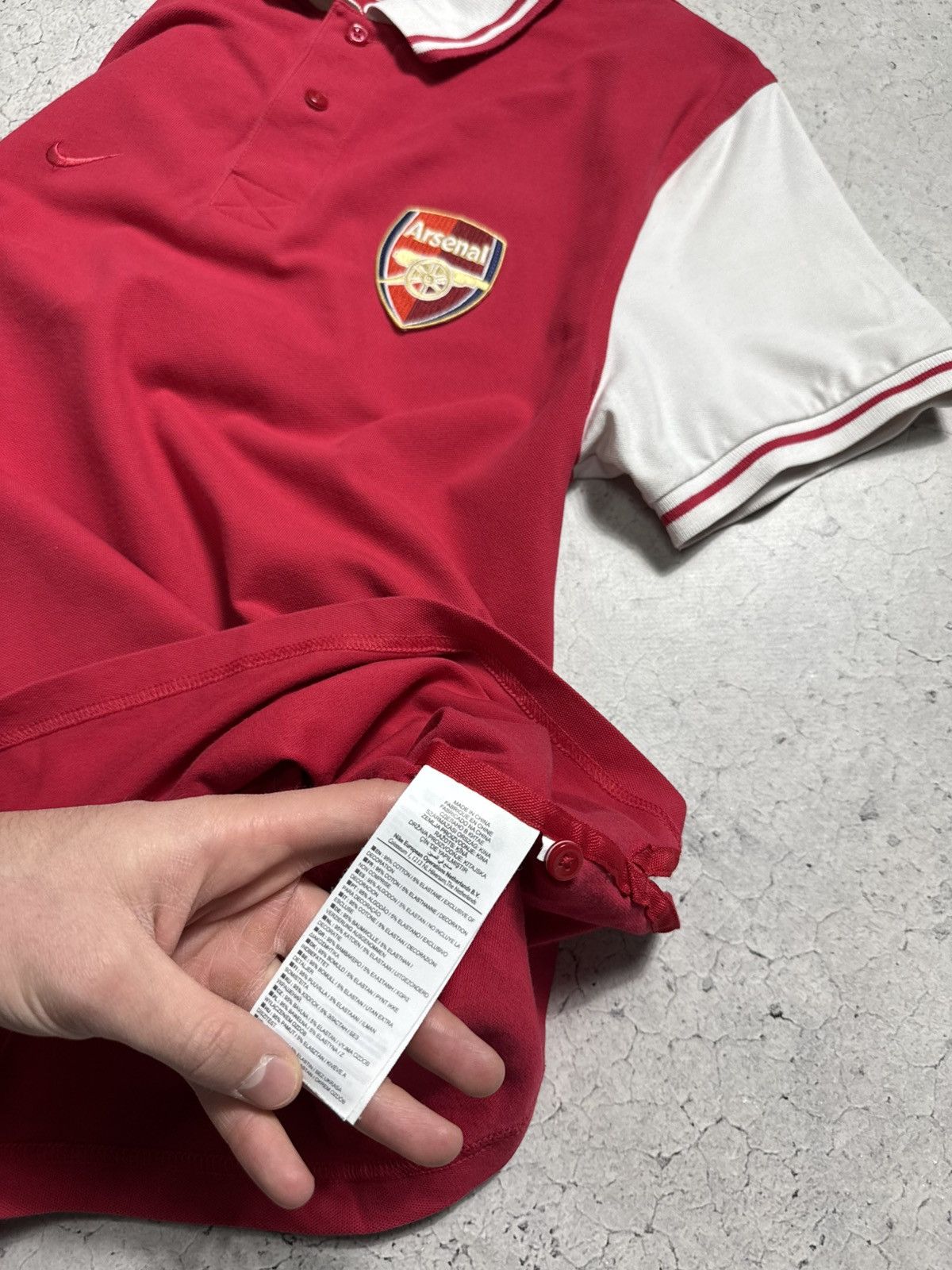 Nike Nike FC Arsenal London Vintage Polo Shirt Jersey Football Size US M / EU 48-50 / 2 - 7 Thumbnail