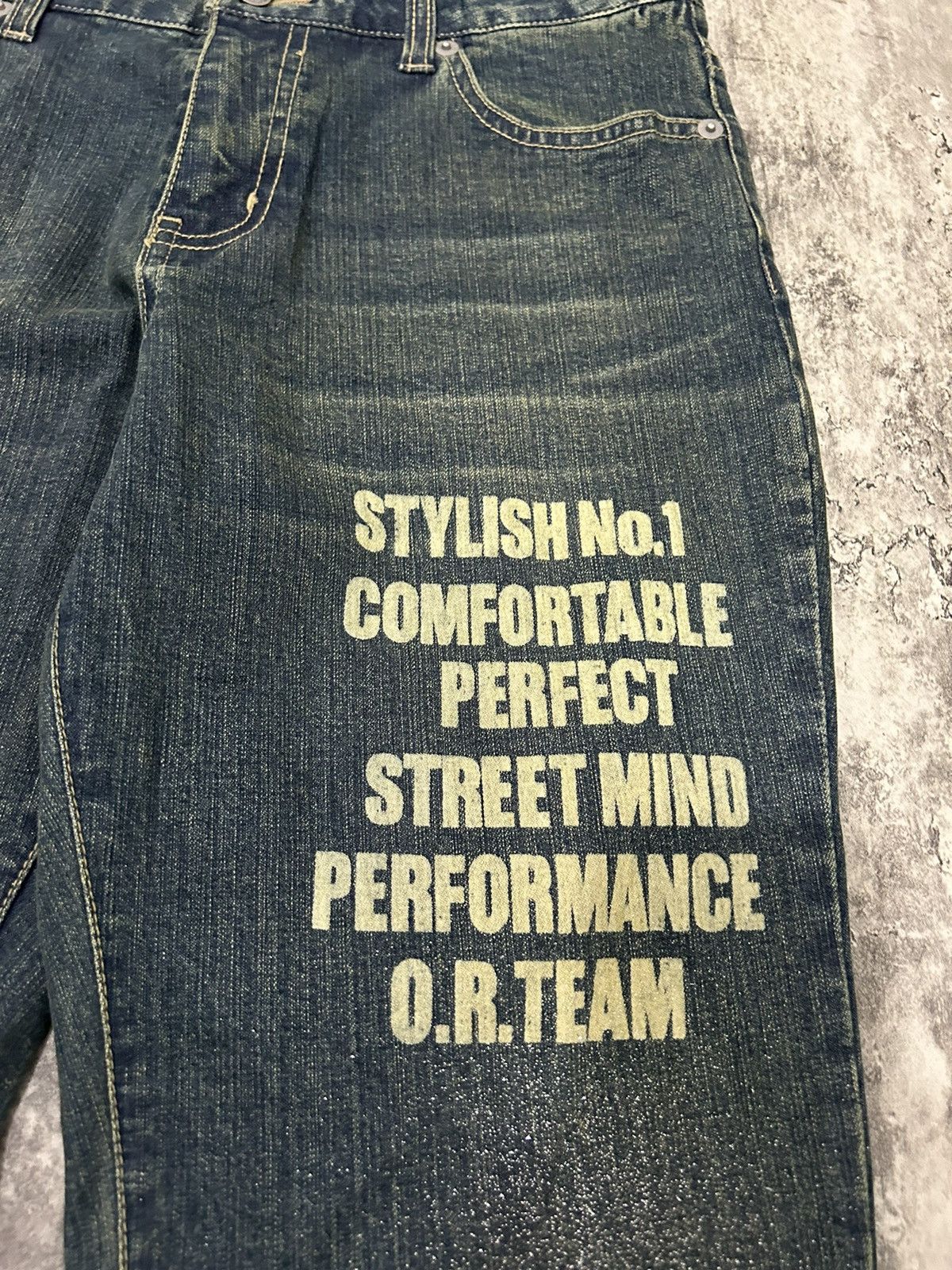 If Six Was Nine Vintage Oririn Gliter Flare Jeans Size US 28 / EU 44 - 6 Thumbnail