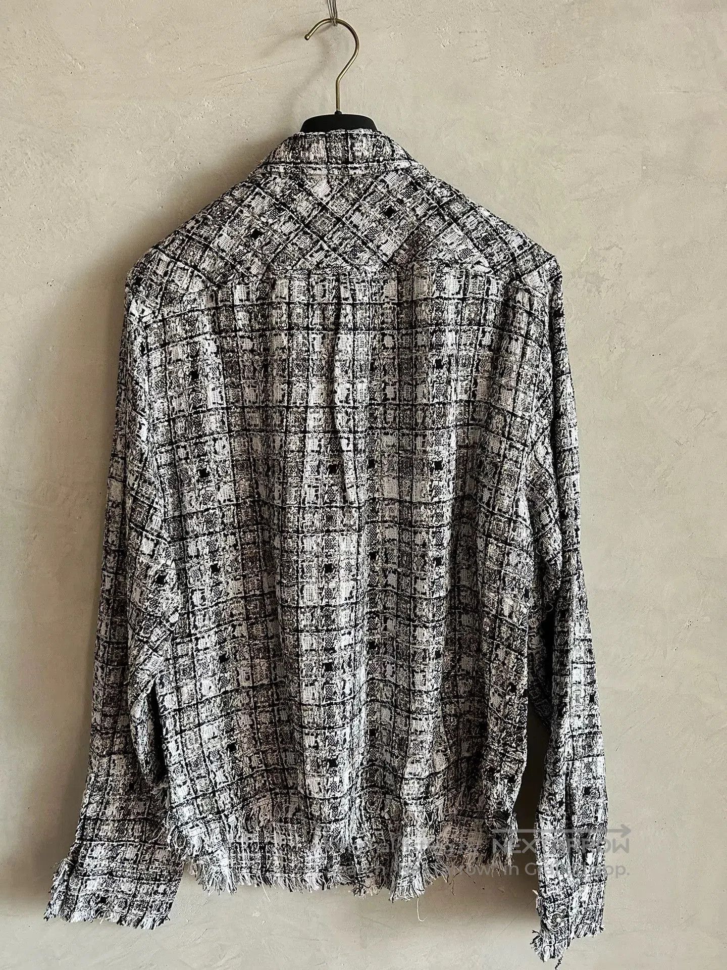Faith Connexion Faith Connexion Silver Tweed Shirt. Size M / US 6-8 / IT 42-44 - 2 Thumbnail