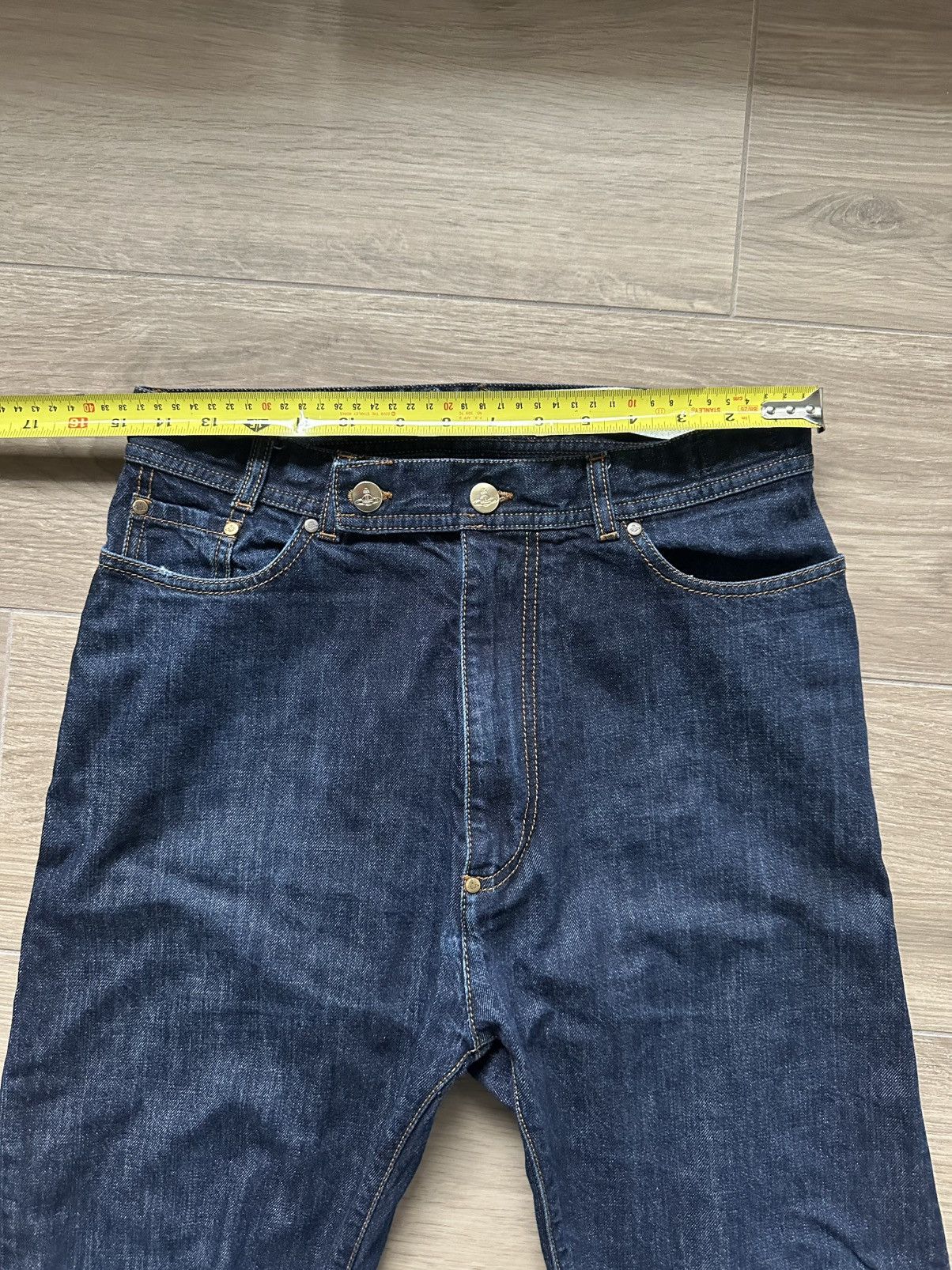 Vivienne Westwood Vivienne Westwood Drop-Crotch Blue Spiral Denim Size US 32 / EU 48 - 4 Thumbnail
