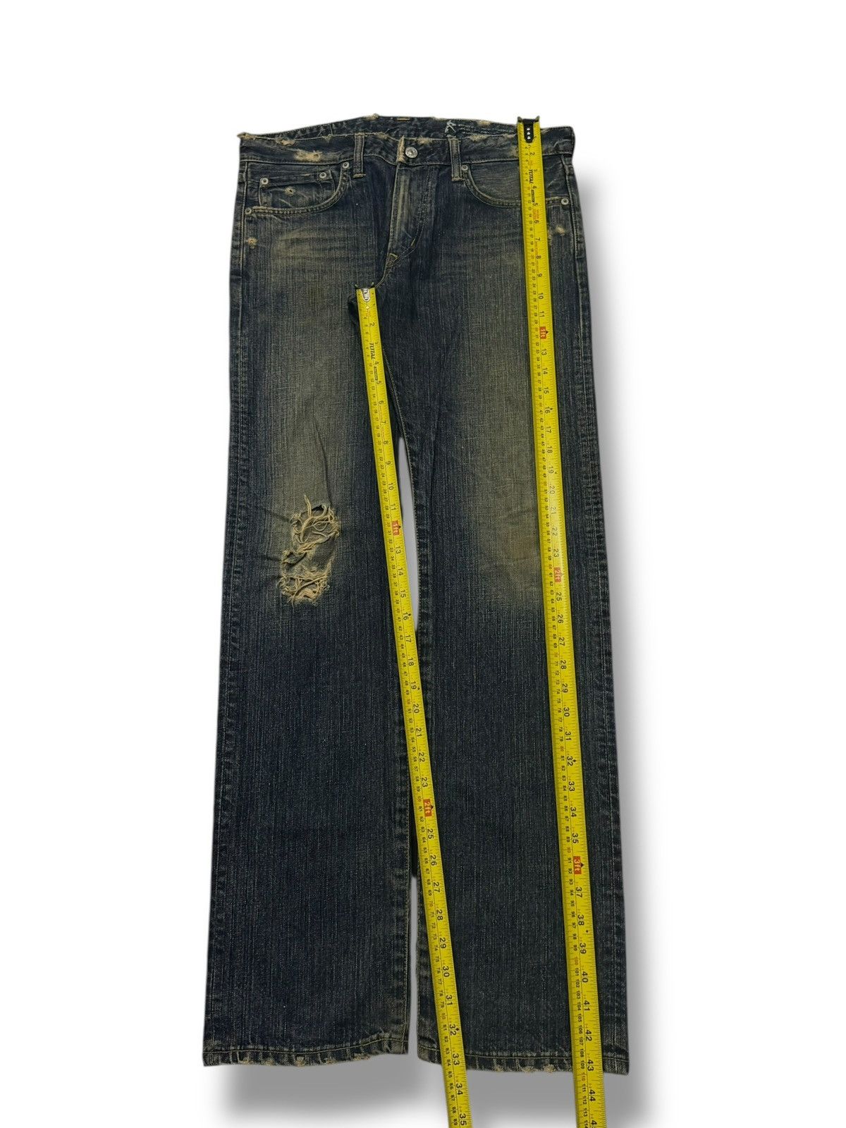 Edwin Vintage 00s EDWIN 502R Japanese Denim Jeans | Vintage Fade Size US 34 / EU 50 - 15 Thumbnail