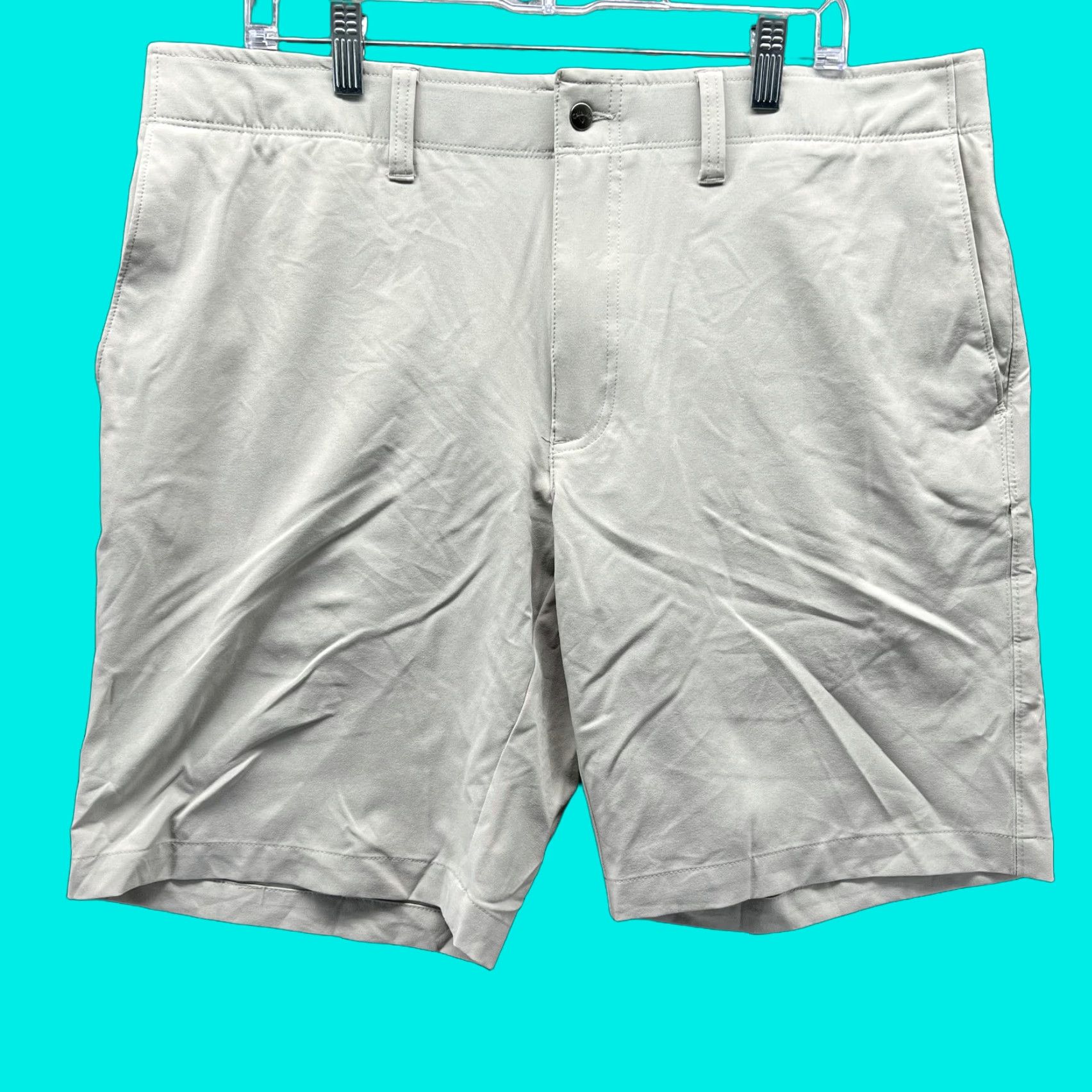 Callaway Callaway Shorts Mens 38 Beige Chino Golf Stretch Performance Flat Front Size US 38 / EU 54 - 1 Thumbnail