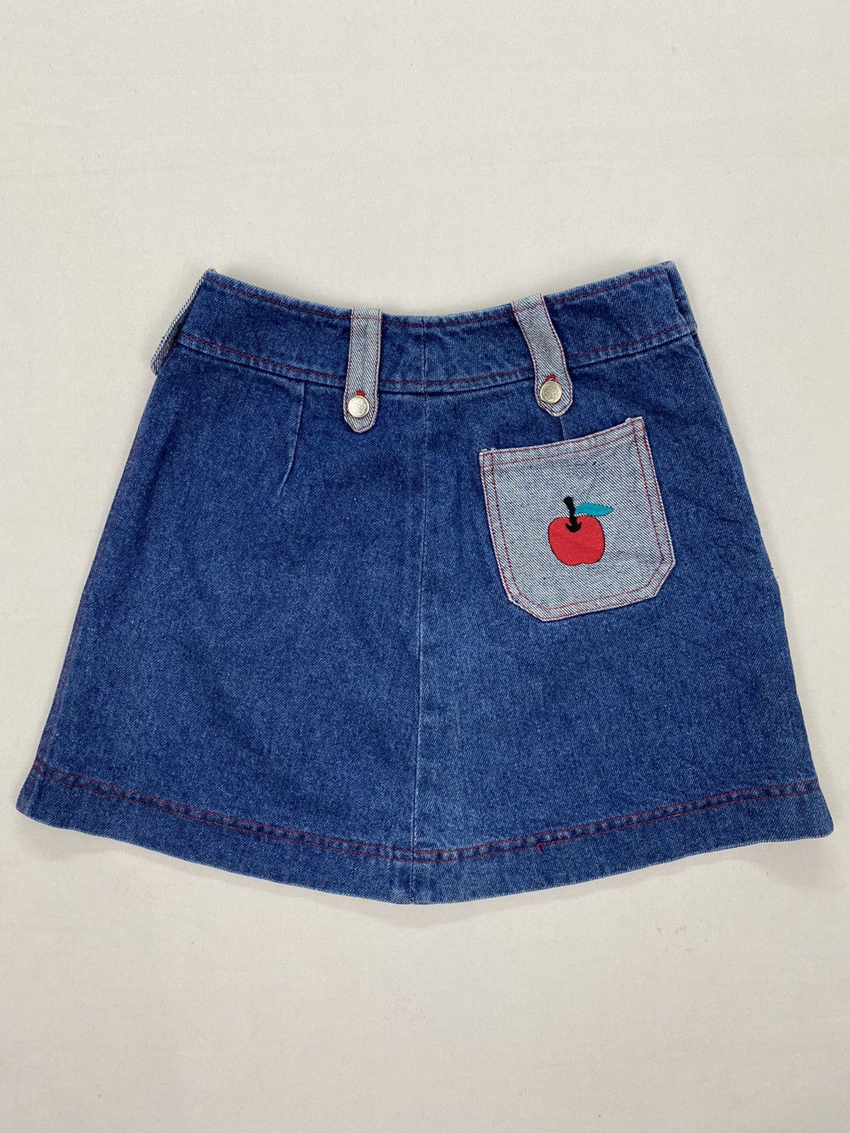 Japanese Brand Betty’s Blue by Shinji Abe Denim Skirt Size 24" / US 00 / IT 34 - 8 Thumbnail
