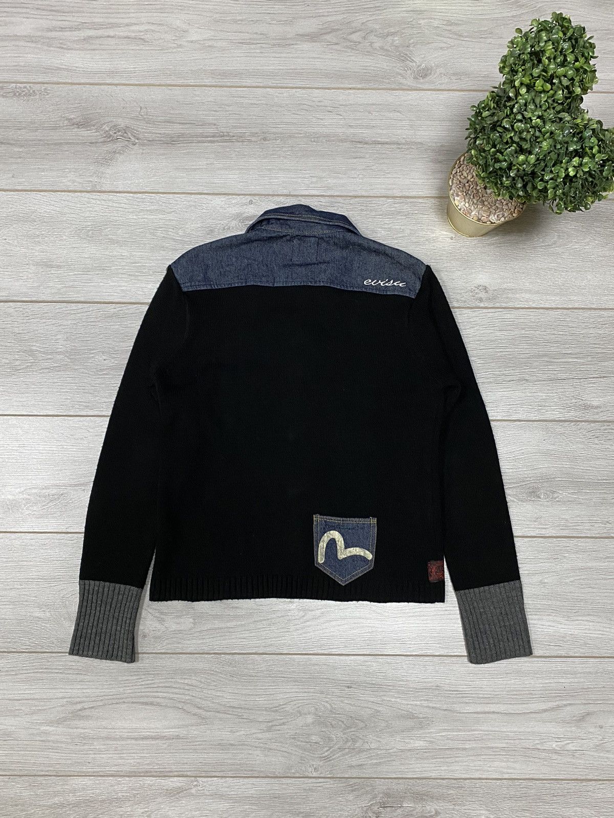 Evisu Evisu wool denim RARE seagull shirt buttons pocket Size US M / EU 48-50 / 2 - 13 Thumbnail