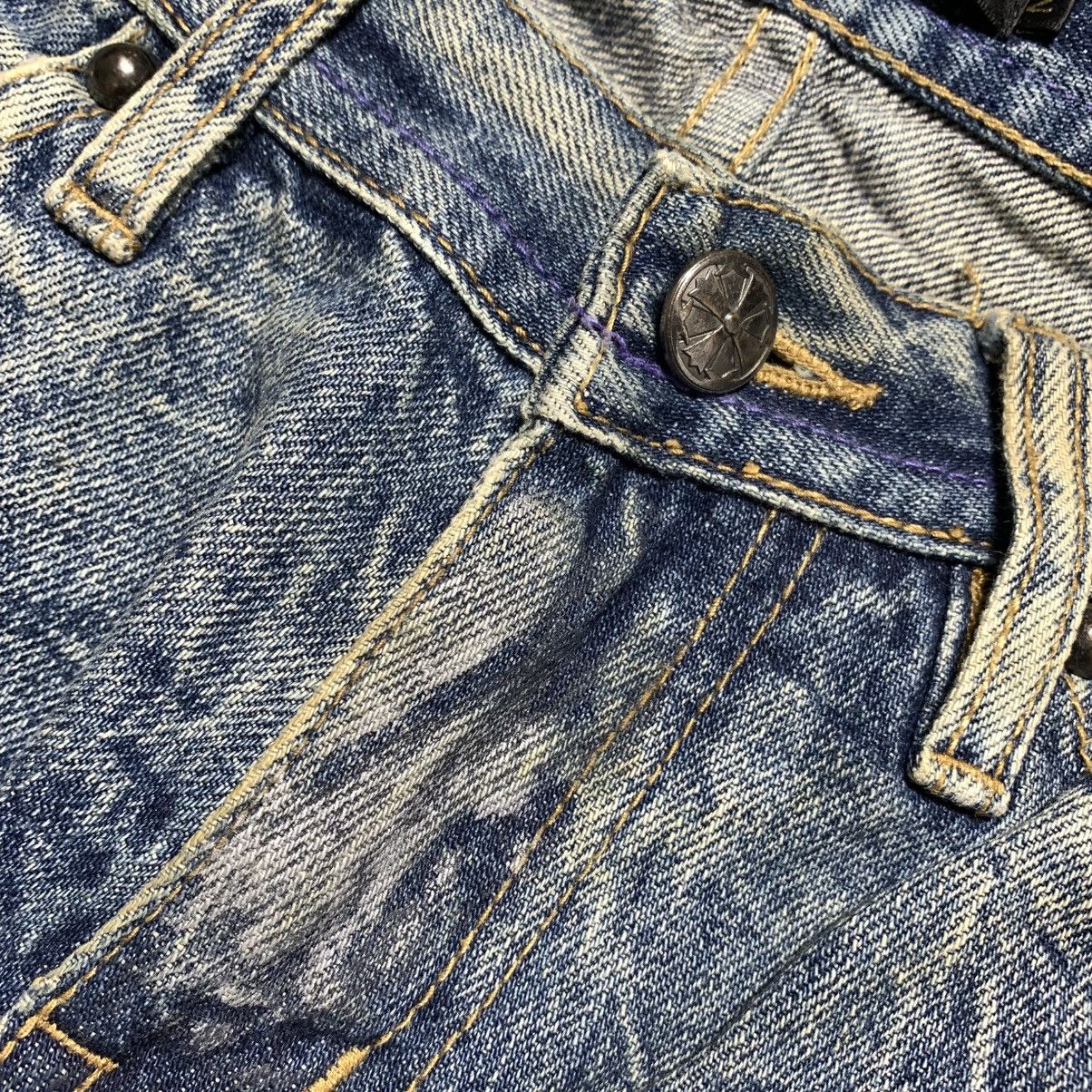 Japanese Brand 2000s Midas Flare Distressed Y2k Punk Vkeii Lgb Style Size US 31 - 5 Thumbnail