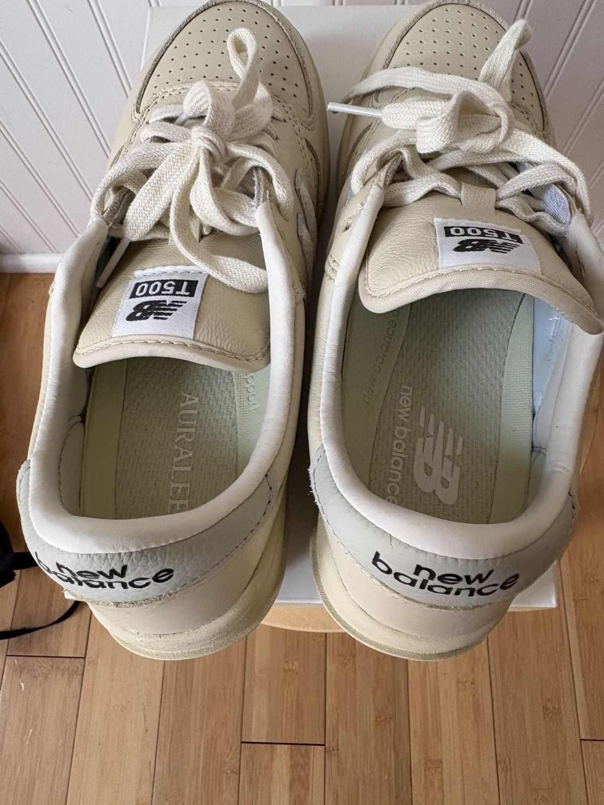 Auralee × New Balance Auralee x New Balance Vintage Ivory t500 size M7/W8.5 Size US 7 / EU 40 - 6 Thumbnail