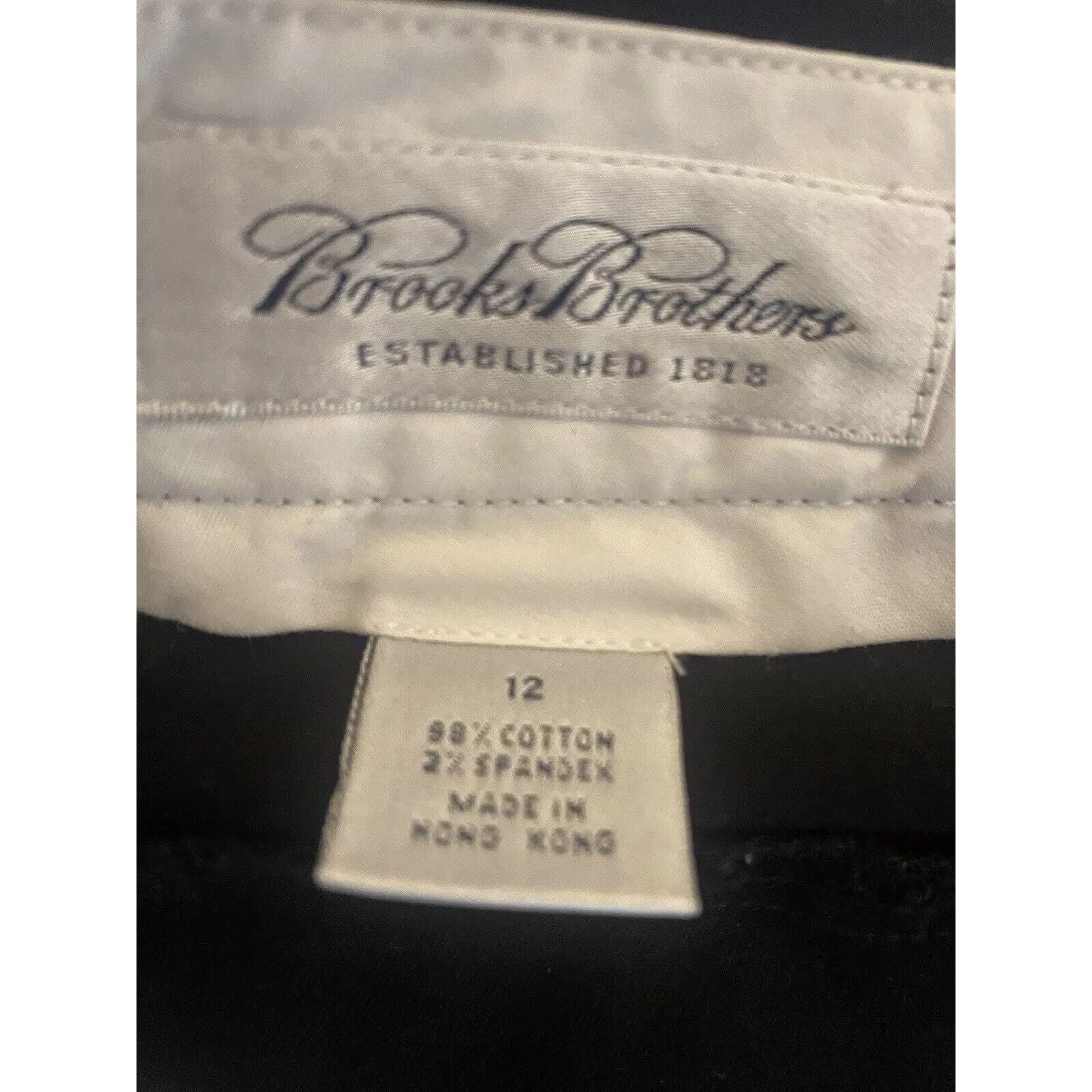 Brooks Brothers Stretch Cotton Spandex Bermuda Shorts Size 12 Size 34" / US 12 / IT 48 - 6 Thumbnail