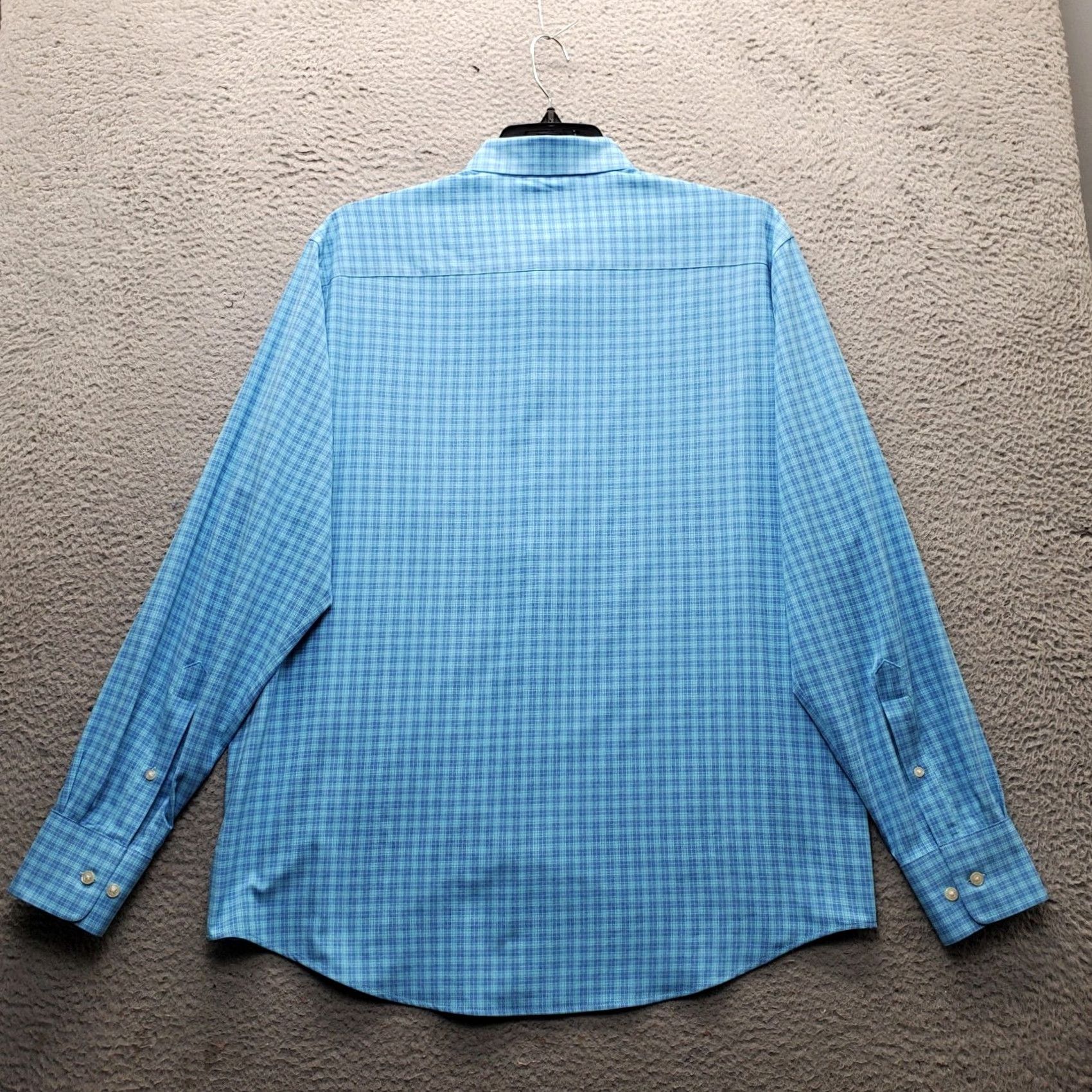 Peter Millar Peter Millar Shirt Mens L Multicolor Check Summer Comfort Long Sleeve Button-Up Size US L / EU 52-54 / 3 - 2 Thumbnail