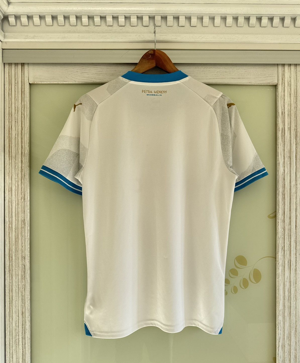 Puma Olympique Marseille 2023-2024 Home Soccer Jersey Shirt Kit Size US M / EU 48-50 / 2 - 2 Thumbnail