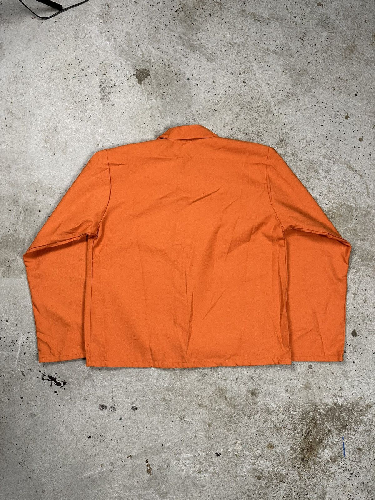 Le Laboureur Vintage Y2K Orange Workwear Jacket Utility Big Pockets Boxy Size US L / EU 52-54 / 3 - 2 Thumbnail