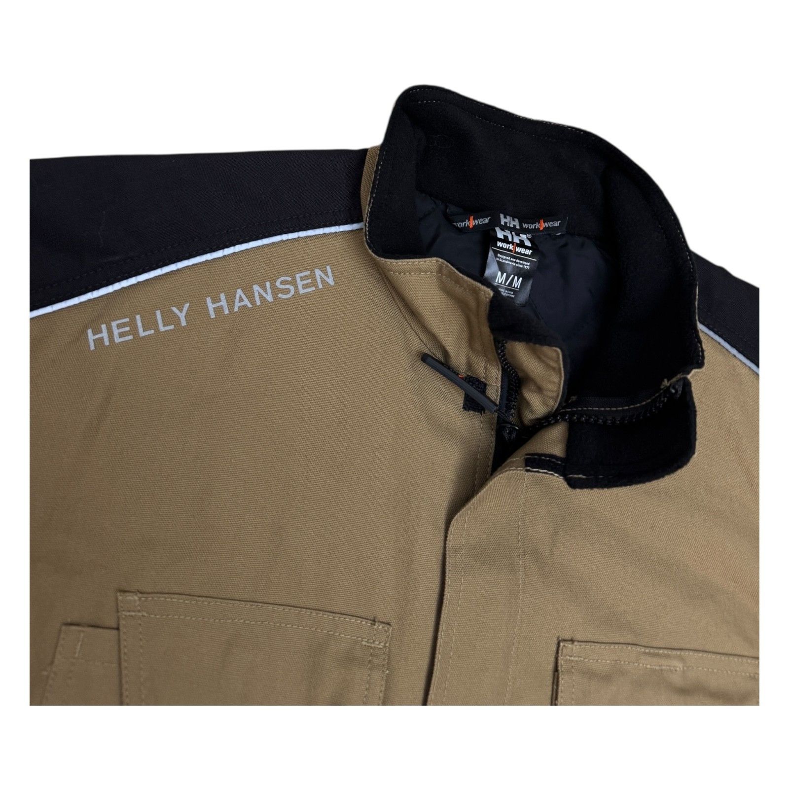 Helly Hansen HELLY HANSEN Work Wear Canvas Casual Bomber Jacket Medium Size US M / EU 48-50 / 2 - 3 Thumbnail