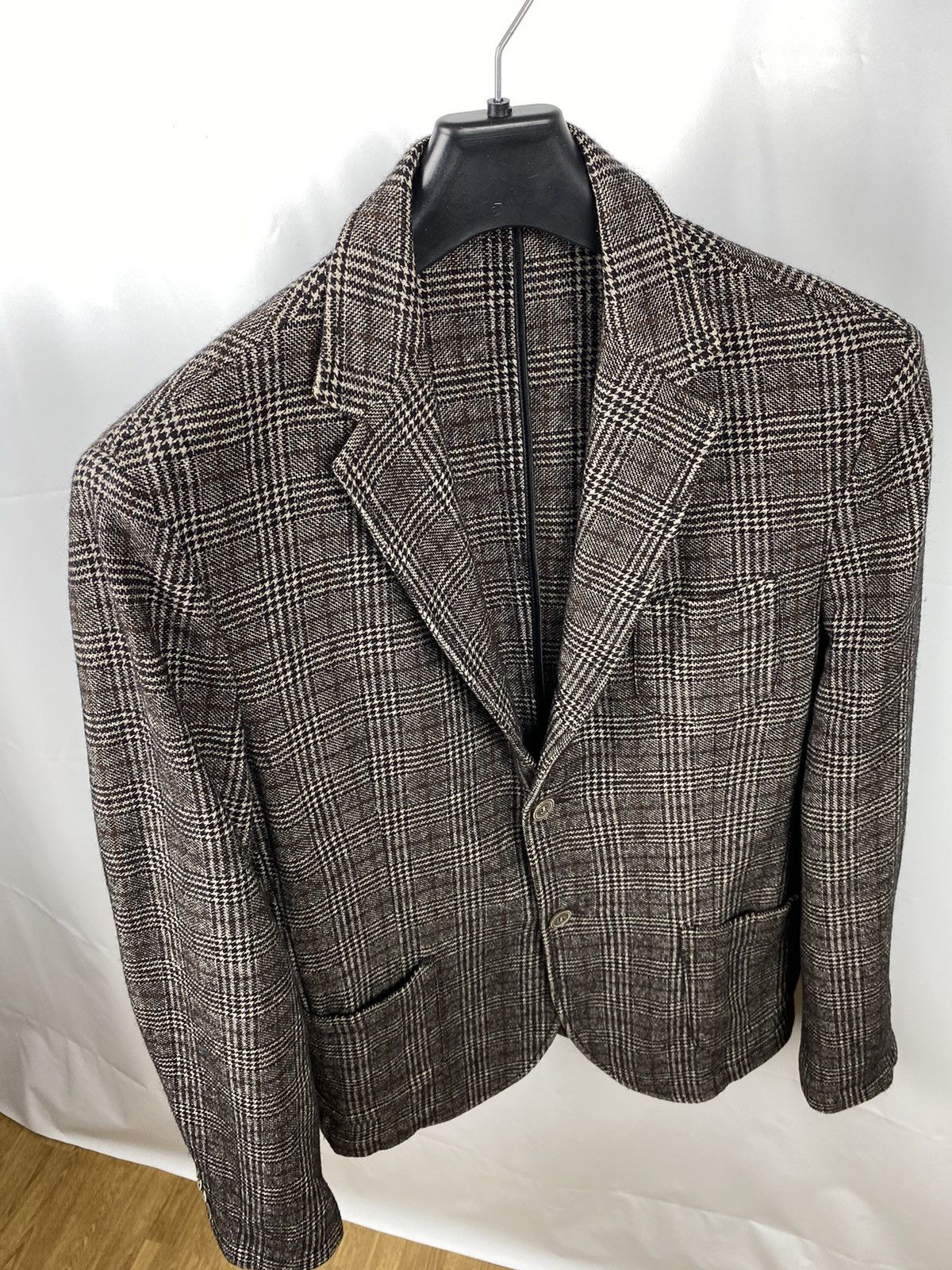 Officina36 Officina36 Wool-Polyamide Check Blazer Jacket size IT52 Size 42R - 6 Thumbnail