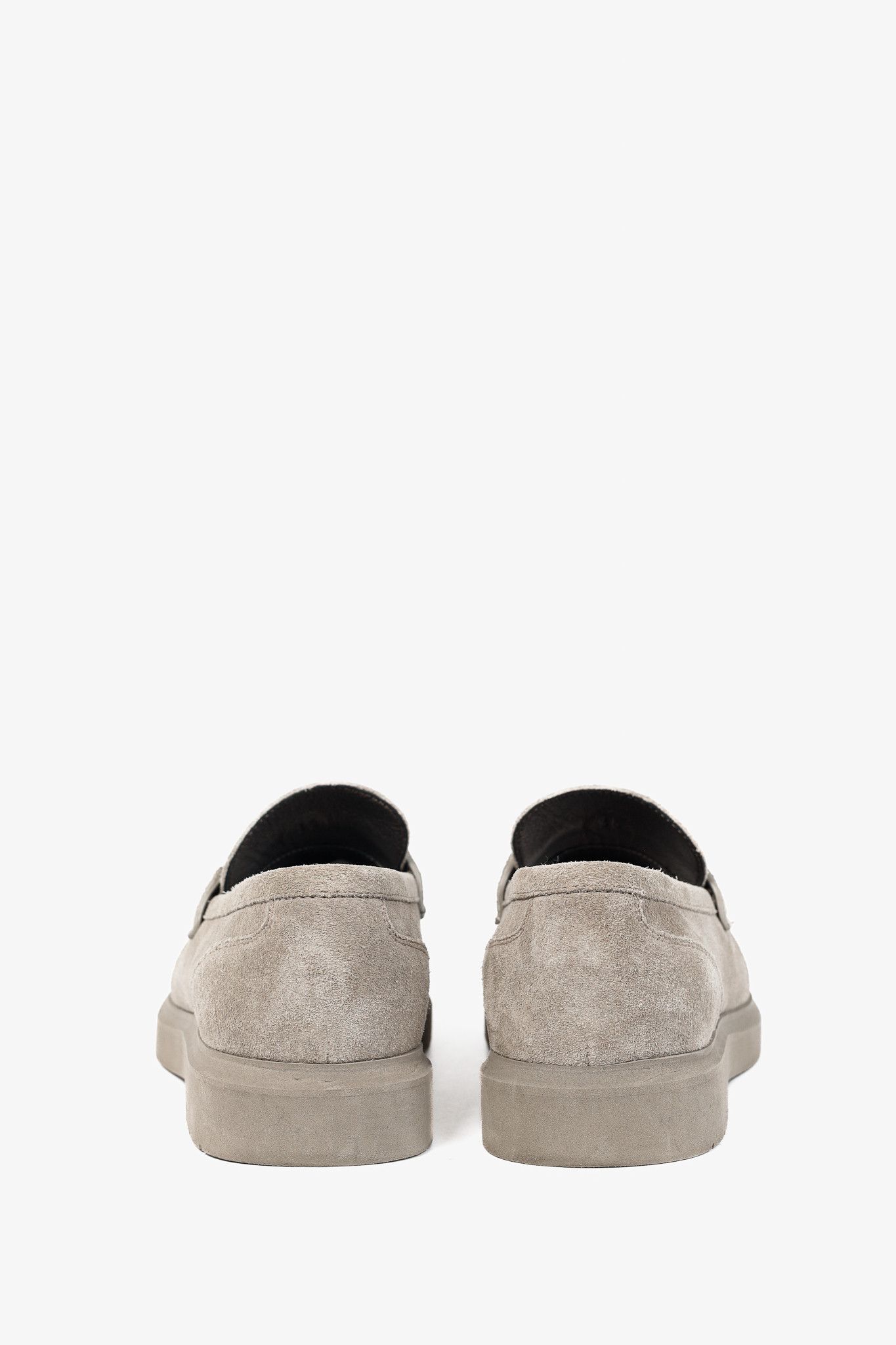 Brunello Cucinelli Brunello Cucinelli Taupe Suede Monili-Strap Loafers Size US 4.5 / IT 34.5 - 4 Thumbnail