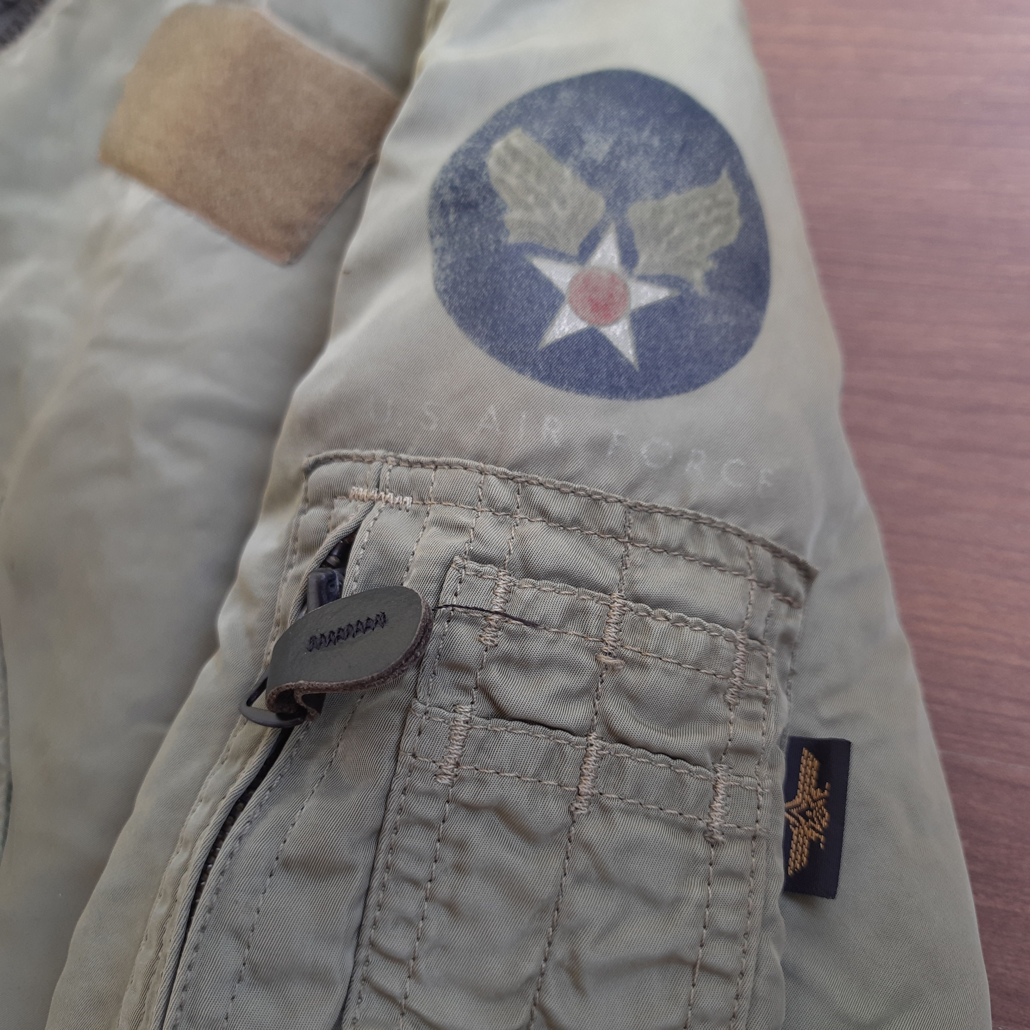 Japanese Brand Vintage Replica Pentagon US Army Air Force Bomber Jacket Size US L / EU 52-54 / 3 - 6 Thumbnail