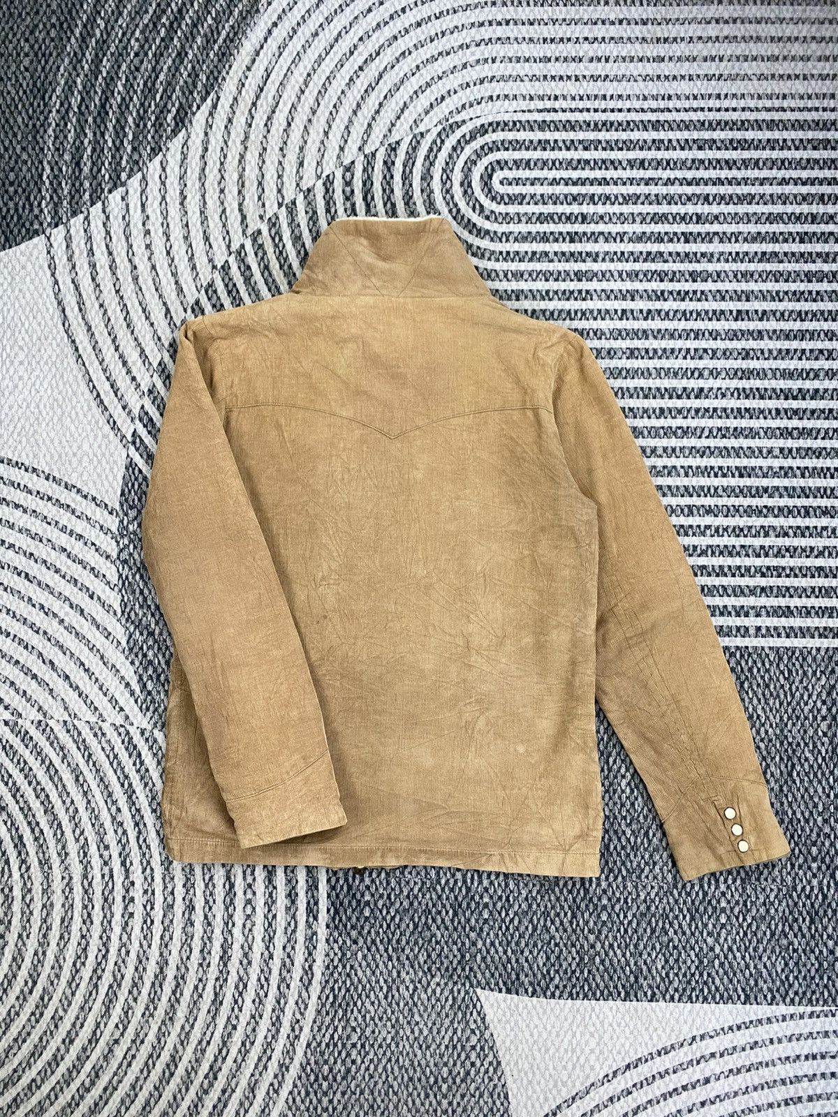 Ships Jet Blue Vintage Ships Jet Blue Sherpa Collar Corduroy Chore Jacket Size US M / EU 48-50 / 2 - 2 Thumbnail