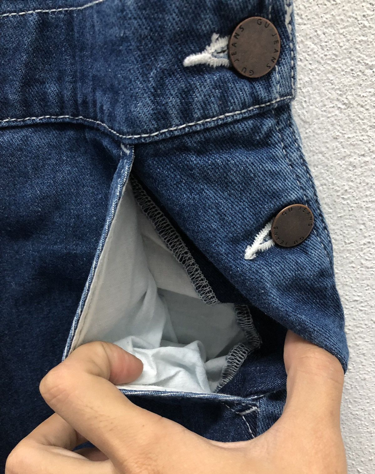 GU GU Jeans Overalls Size US 34 / EU 50 - 9 Thumbnail
